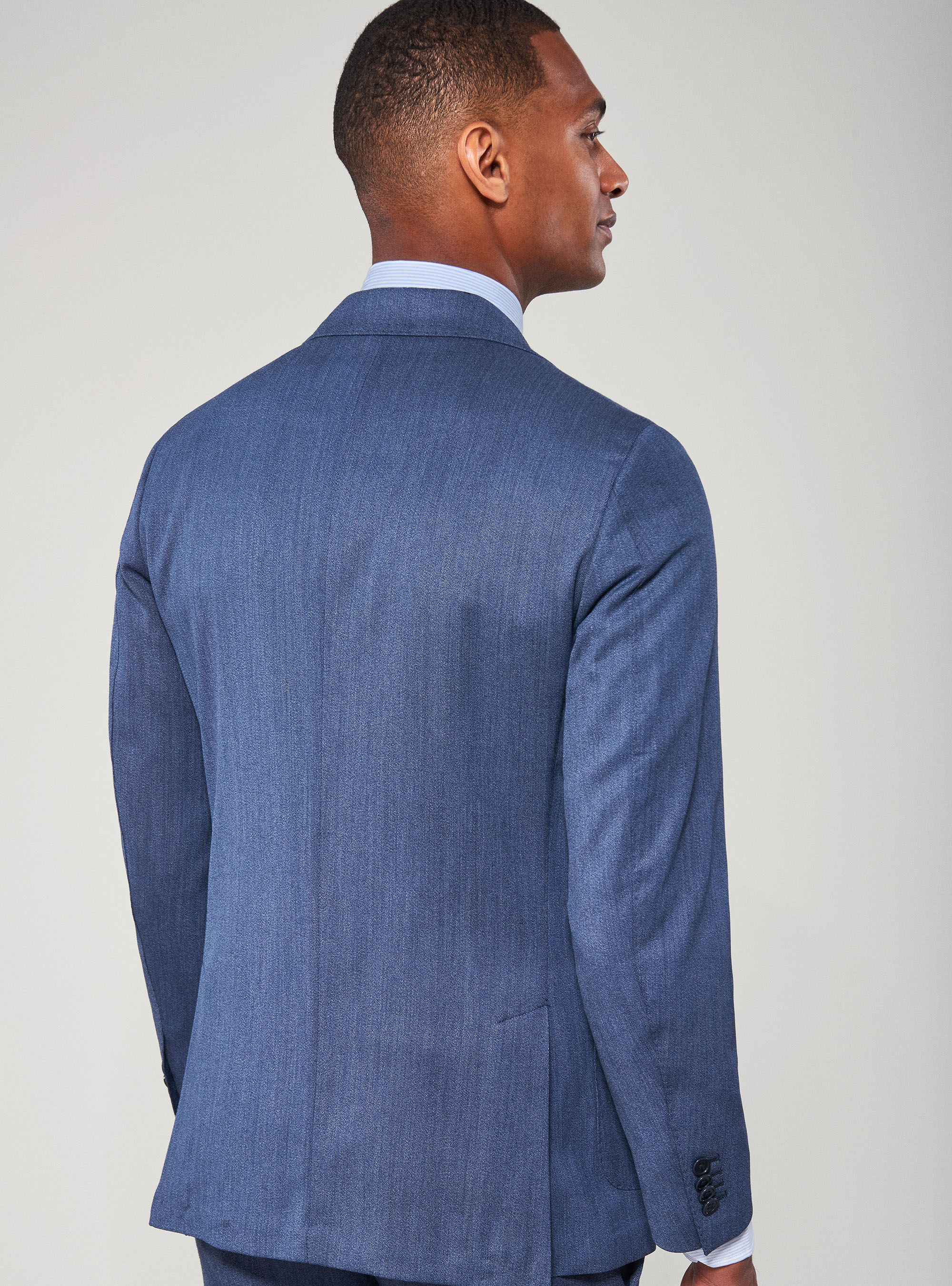 Giacca per abito in lana, INCHIOSTRO