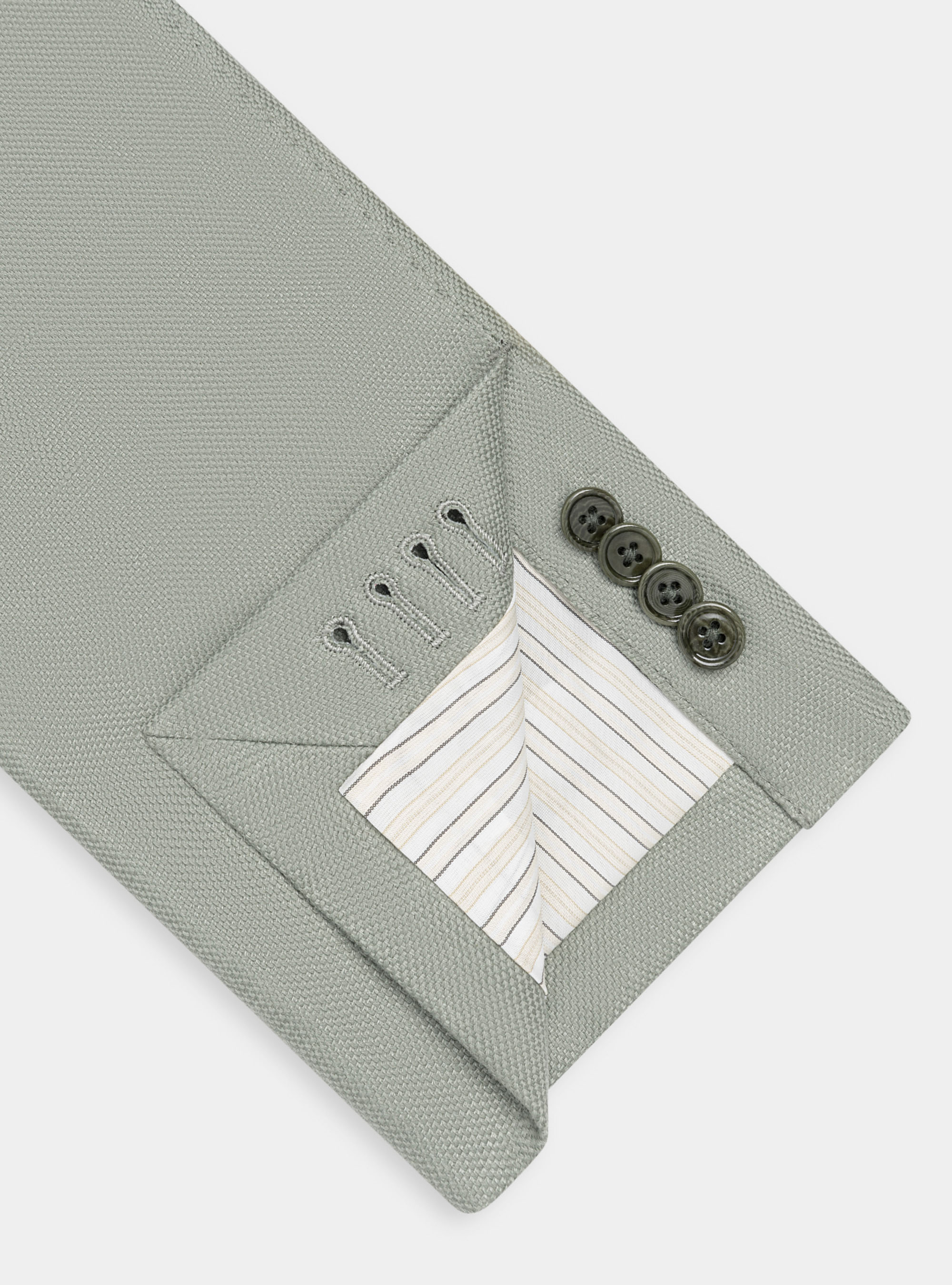 Linen and cotton blazer, SALVIA 0602C