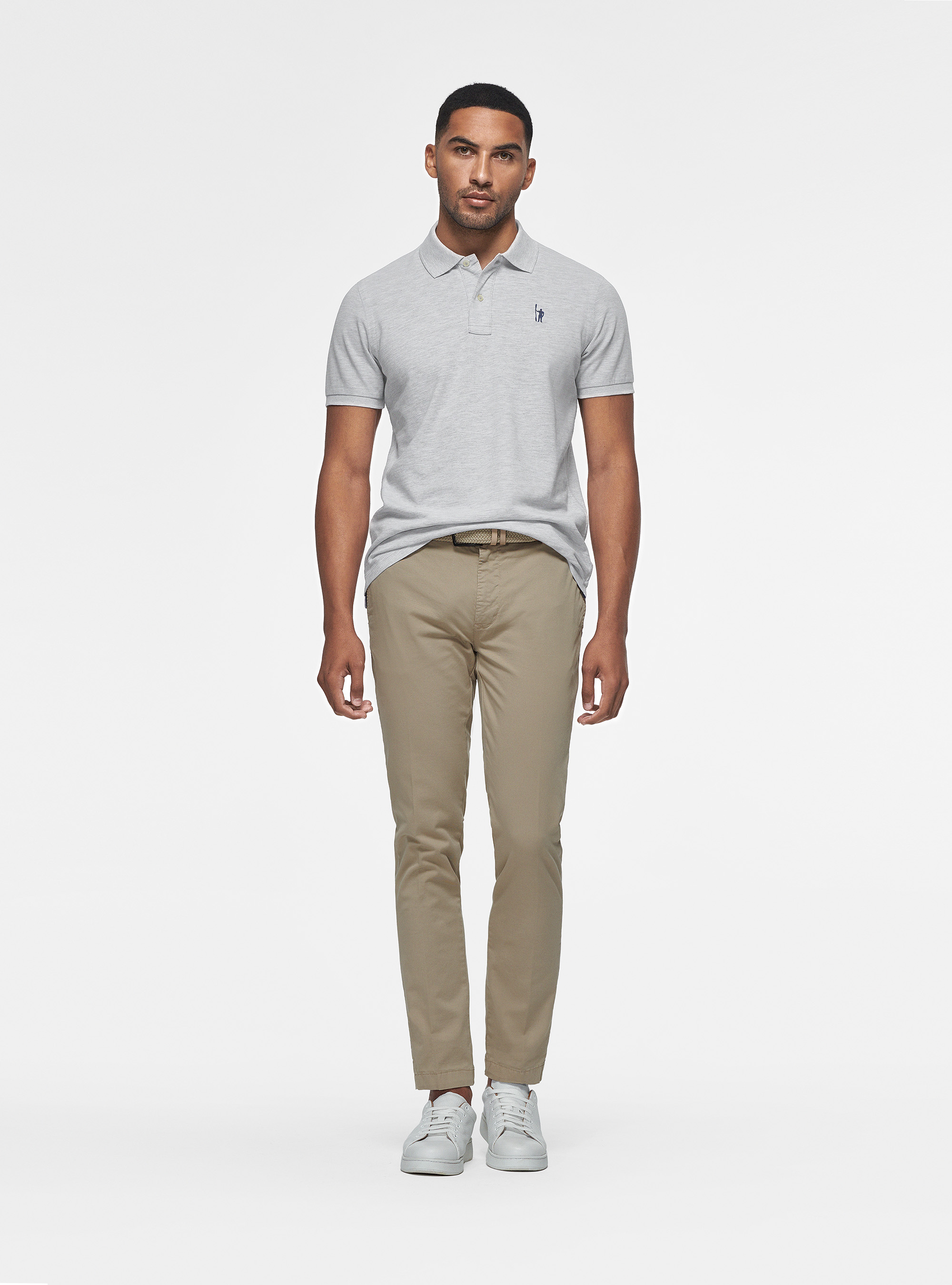 Piqu&eacute; polo shirt with embroidery, PERLA 0178C