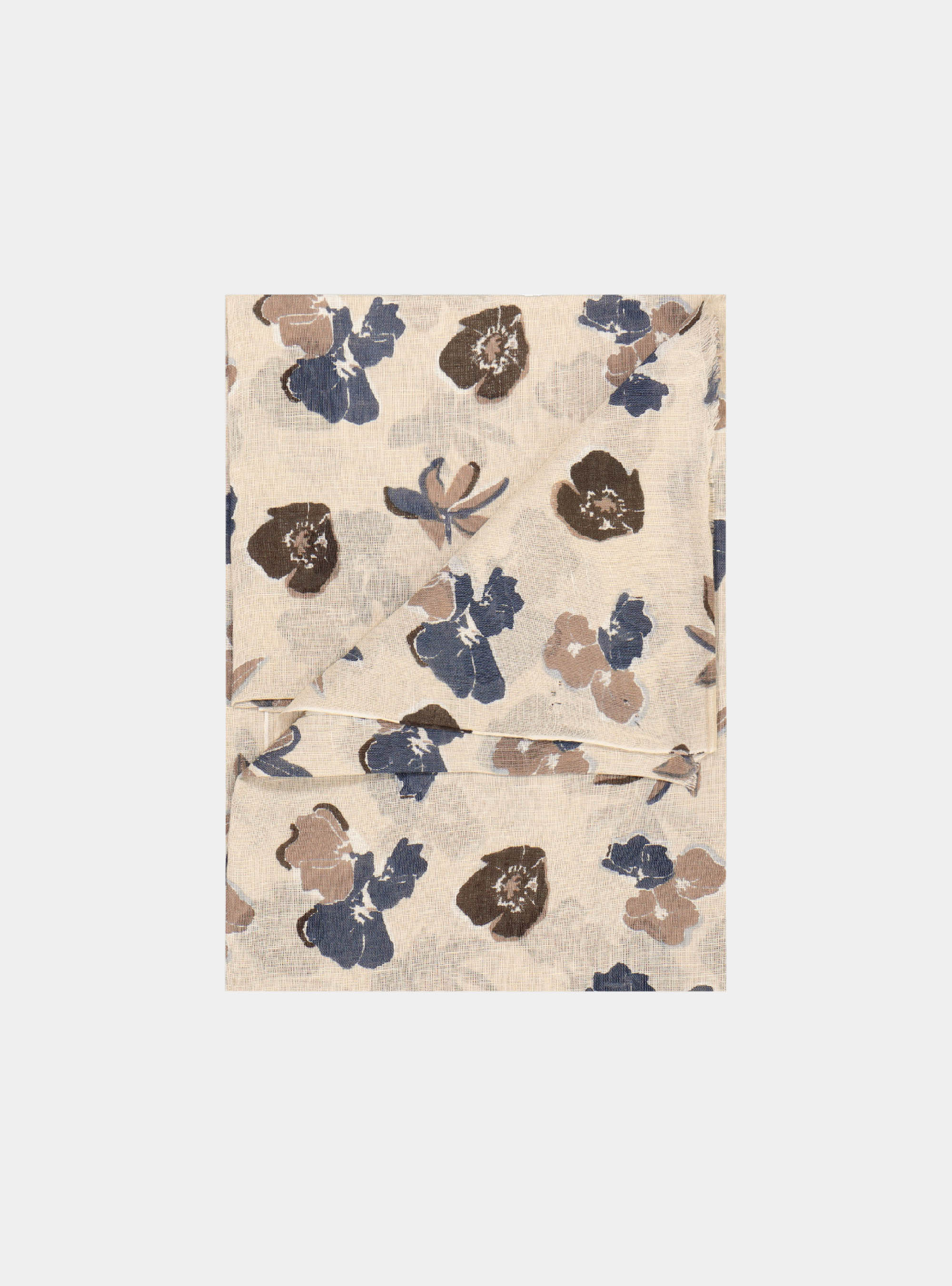 Fular de flores, CRUDO