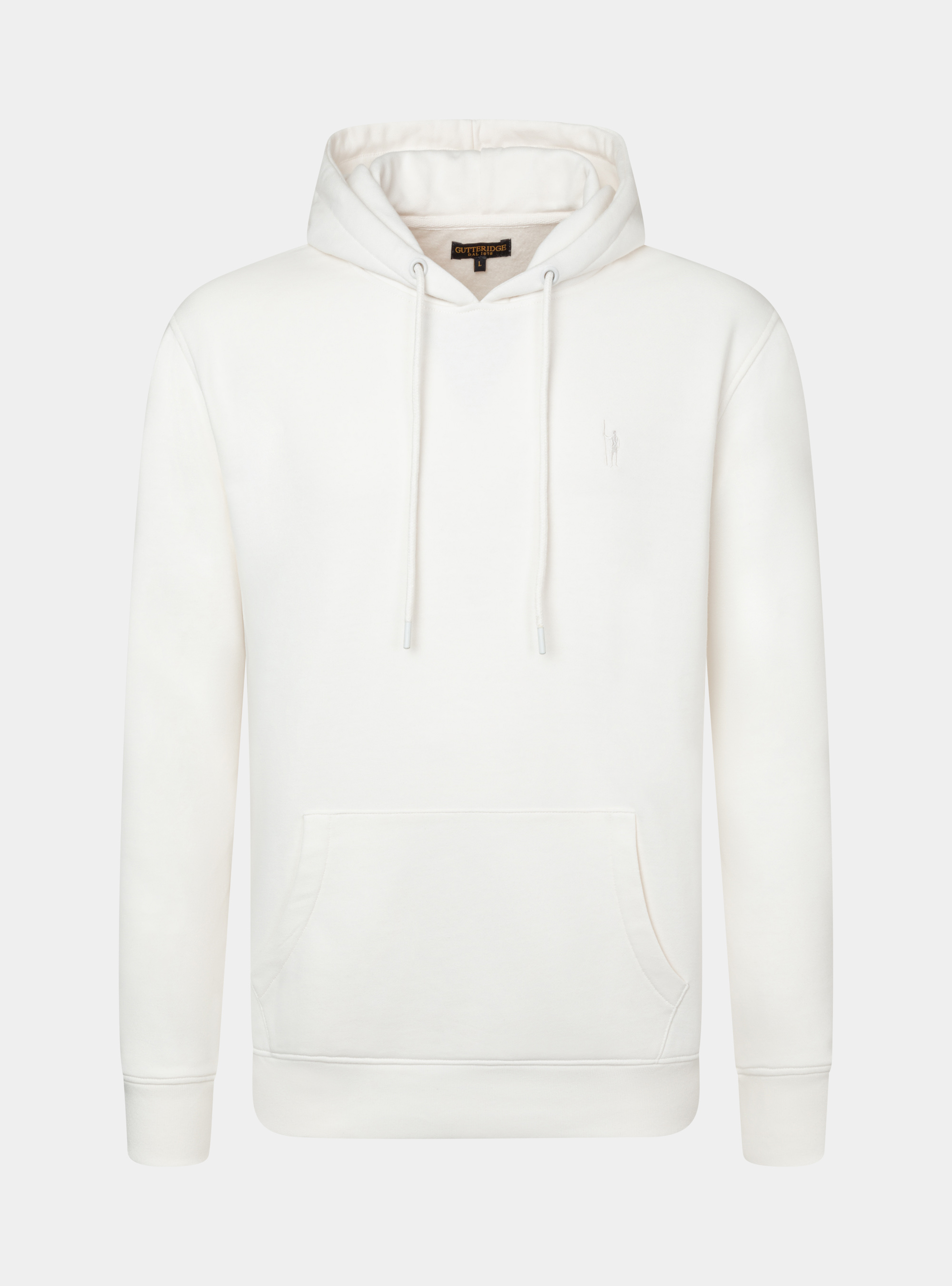 Felpa con cappuccio, BIANCO