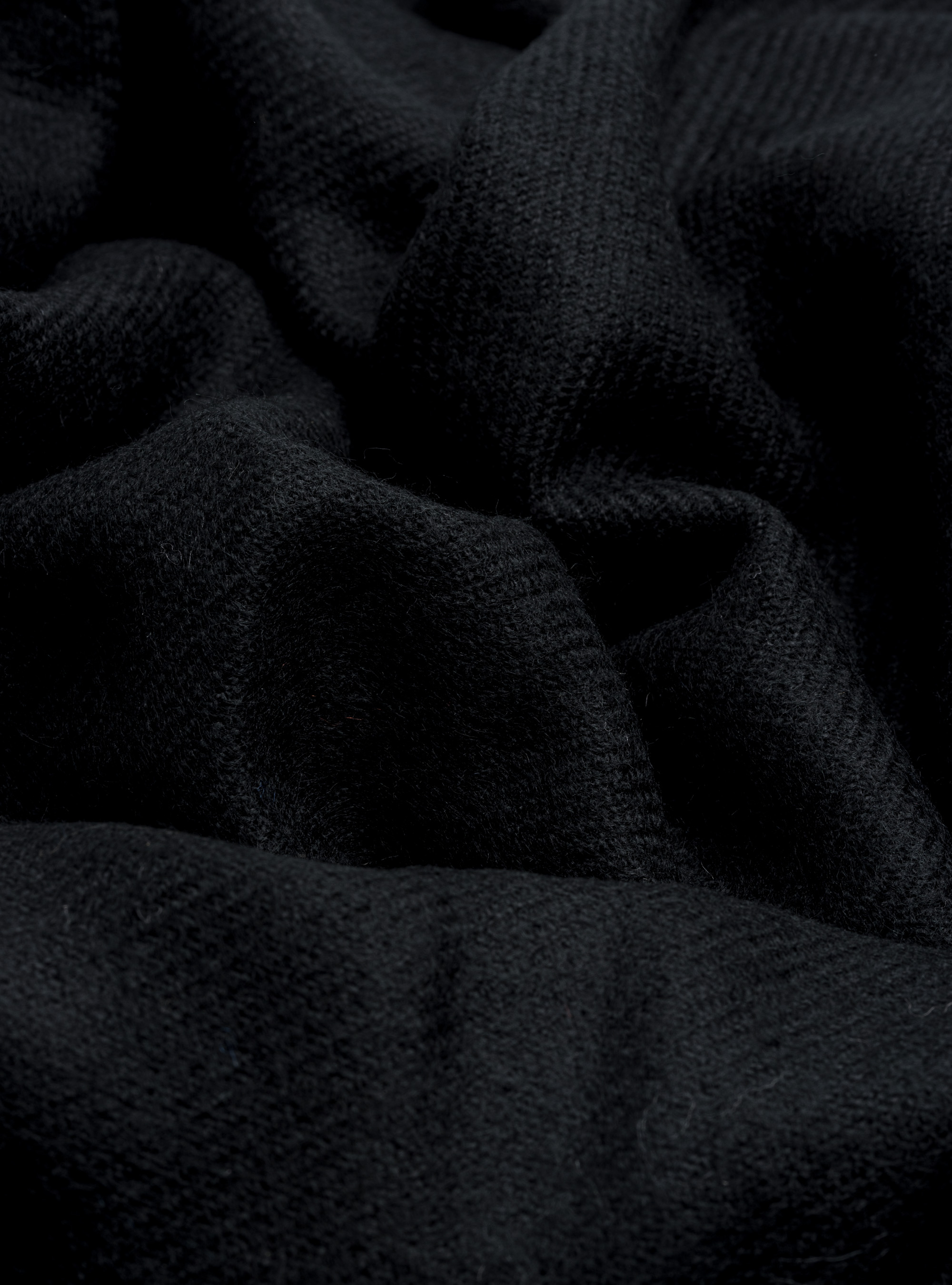 Sciarpa tinta unita, NERO