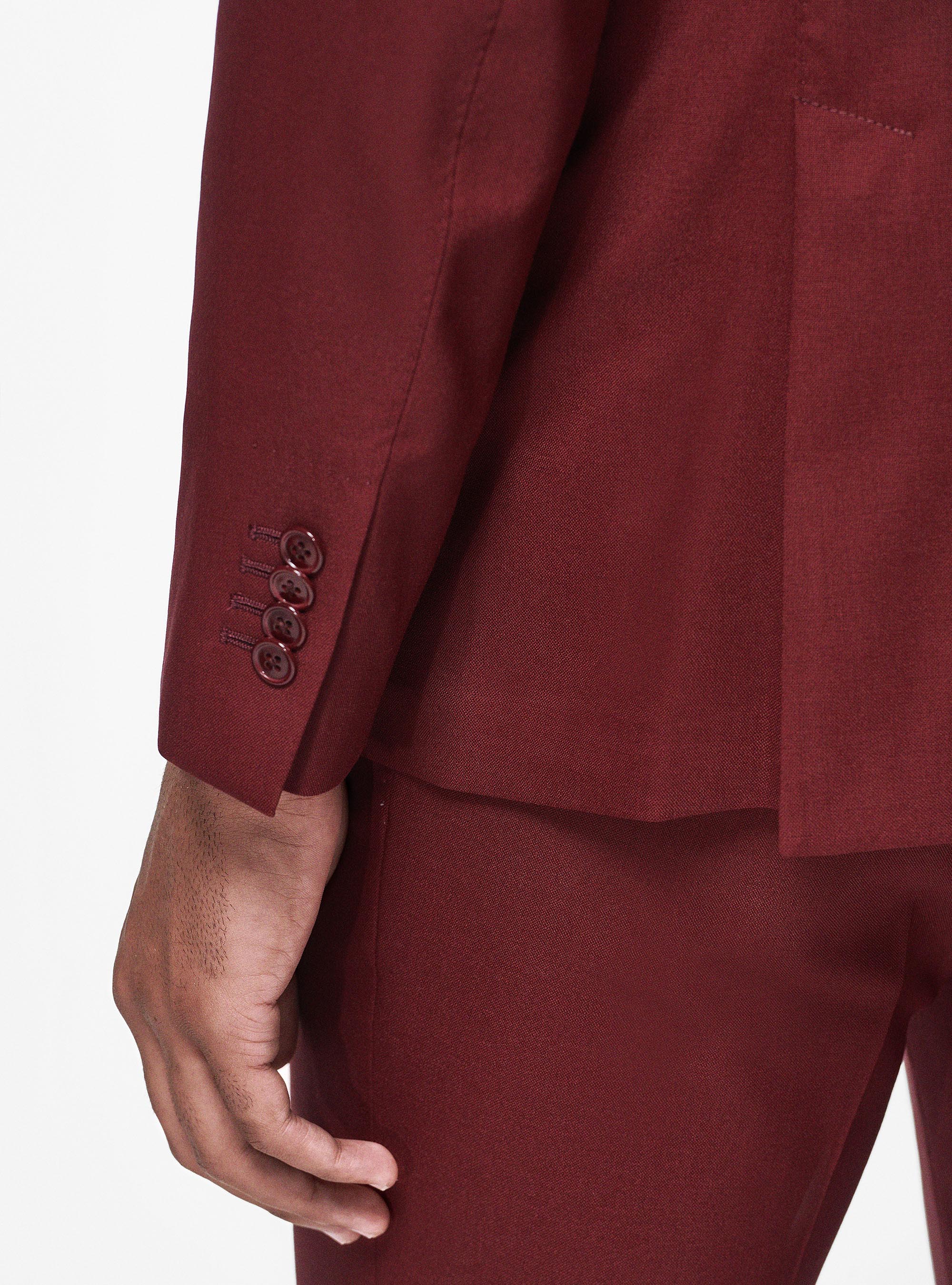 Giacca in pura lana Vitale Barberis Canonico, BORDEAUX