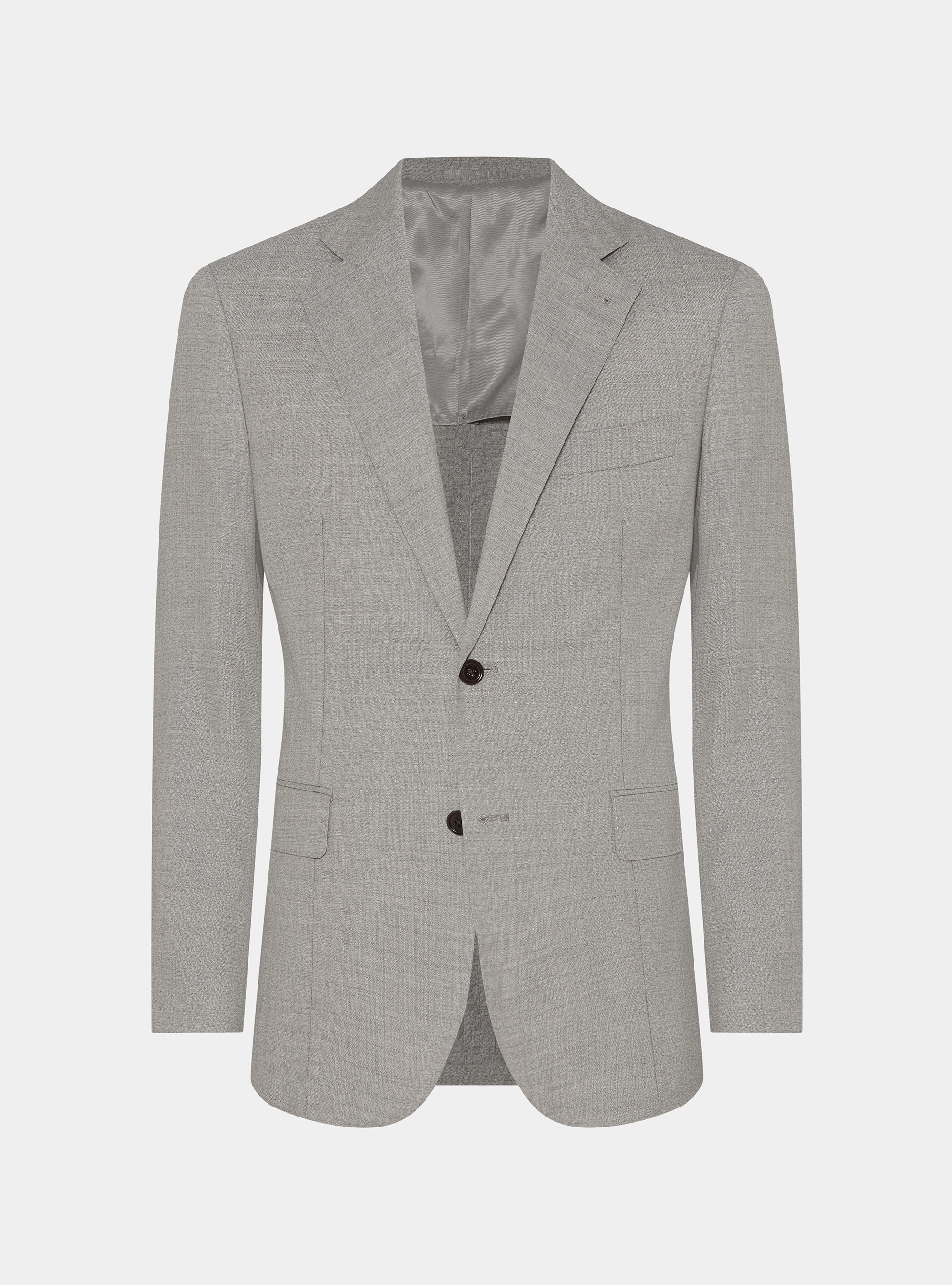 Vitale Barberis Canonico pure wool suit blazer, ECRU