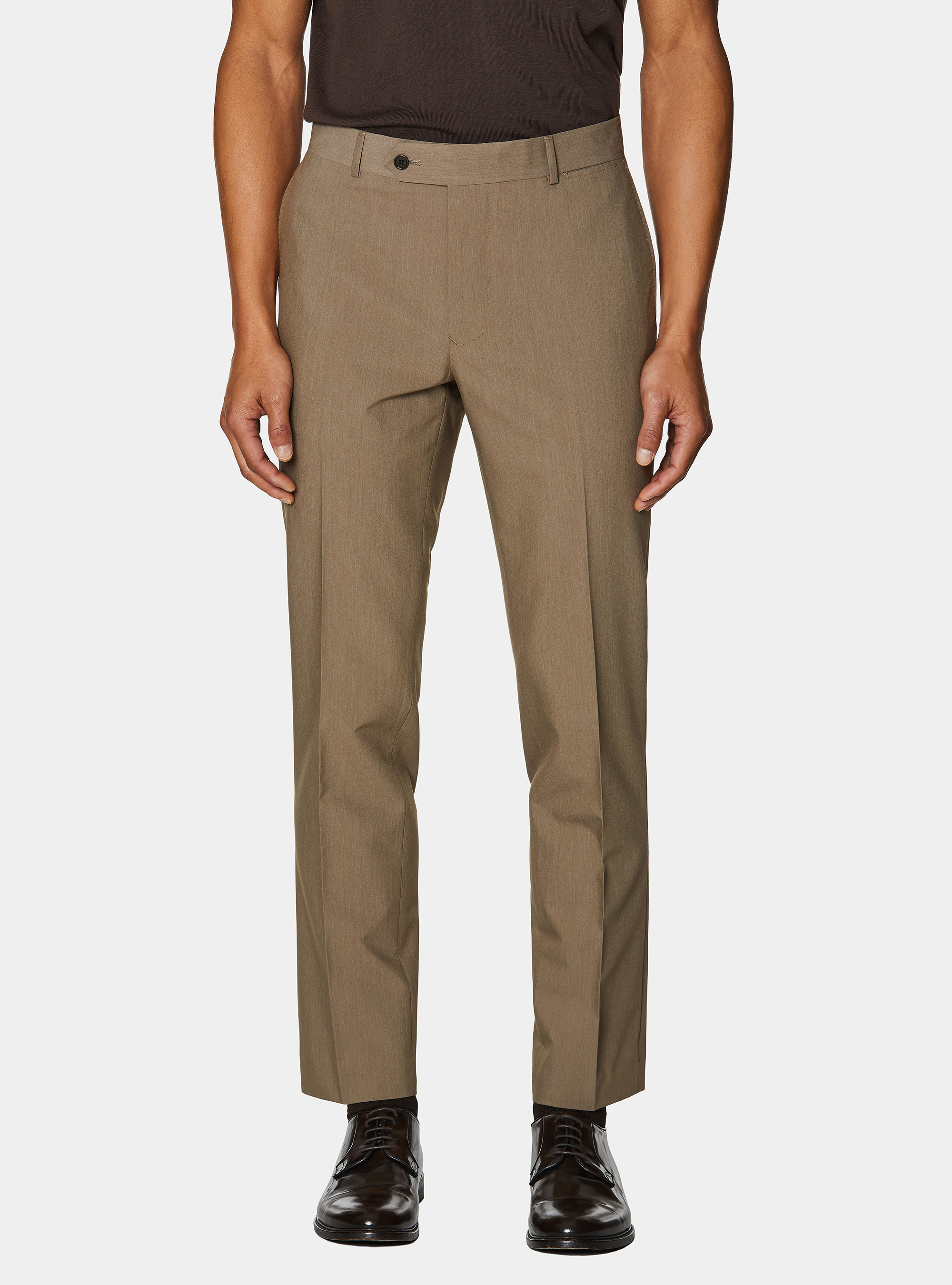 Slim-fit suit trousers, MUD