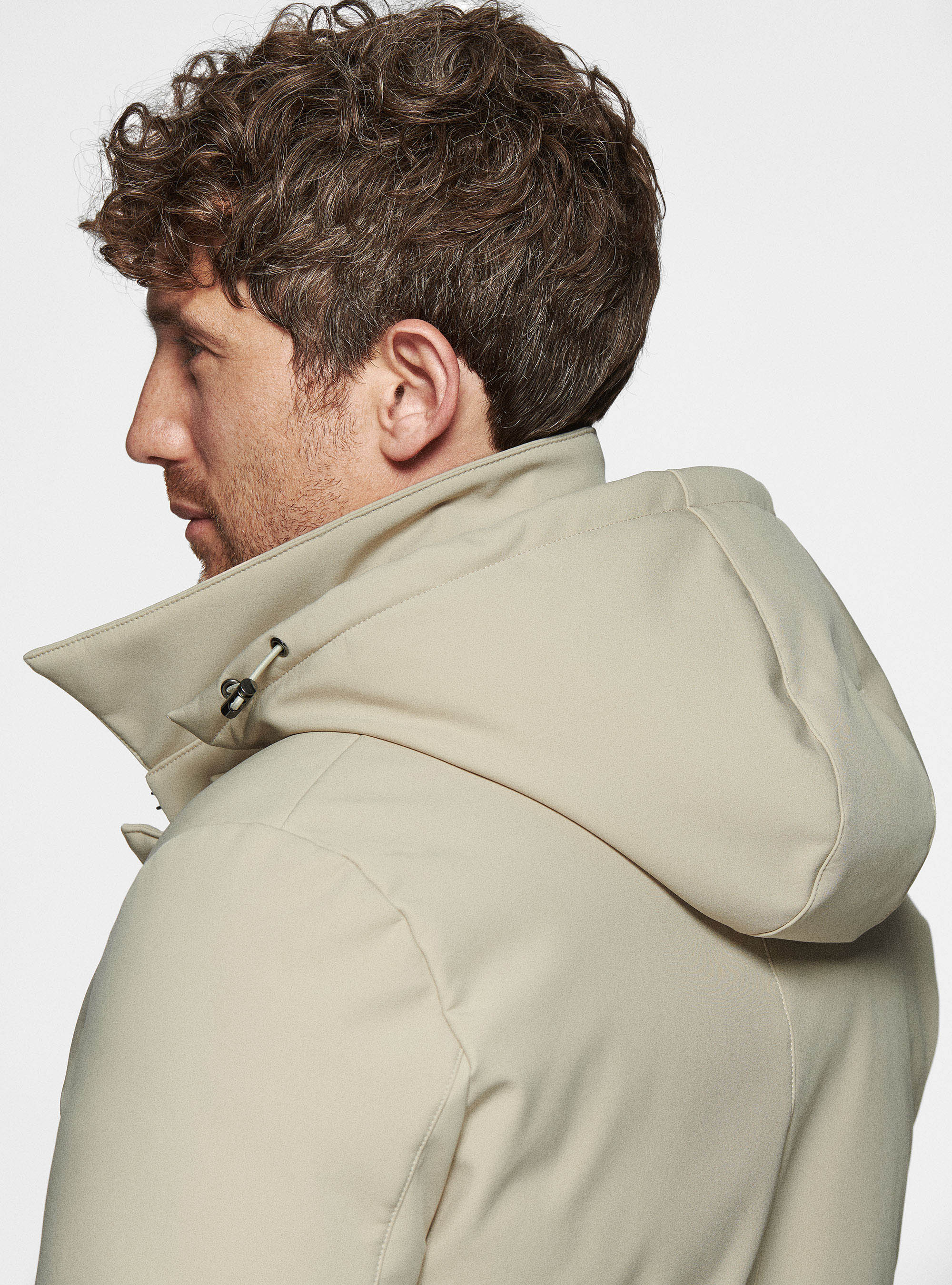 Parka técnica con capucha, ARENA