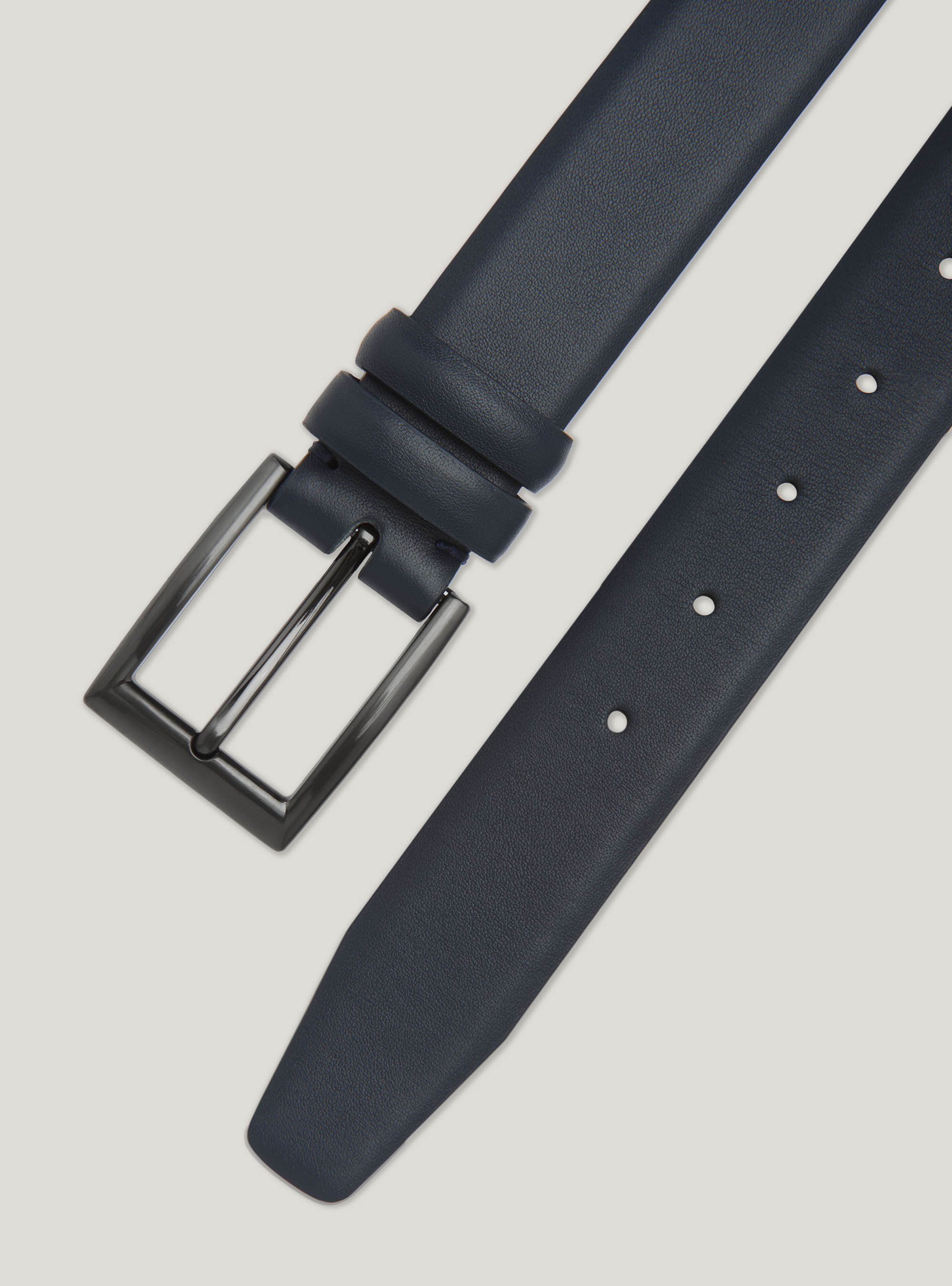 Cintura in pelle, BLU NAVY