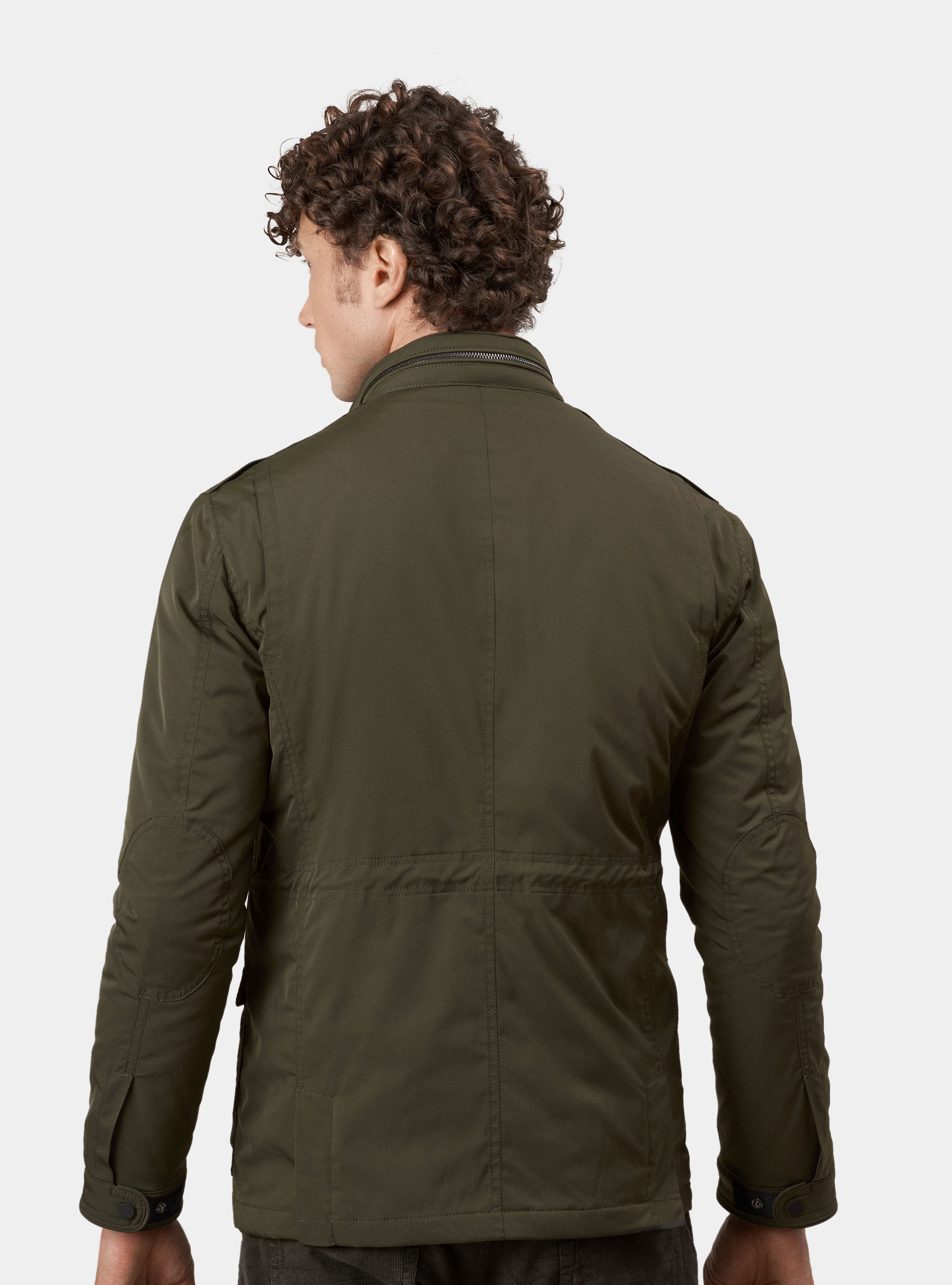 Field jacket con toppa e pettorina removibile, VERDE