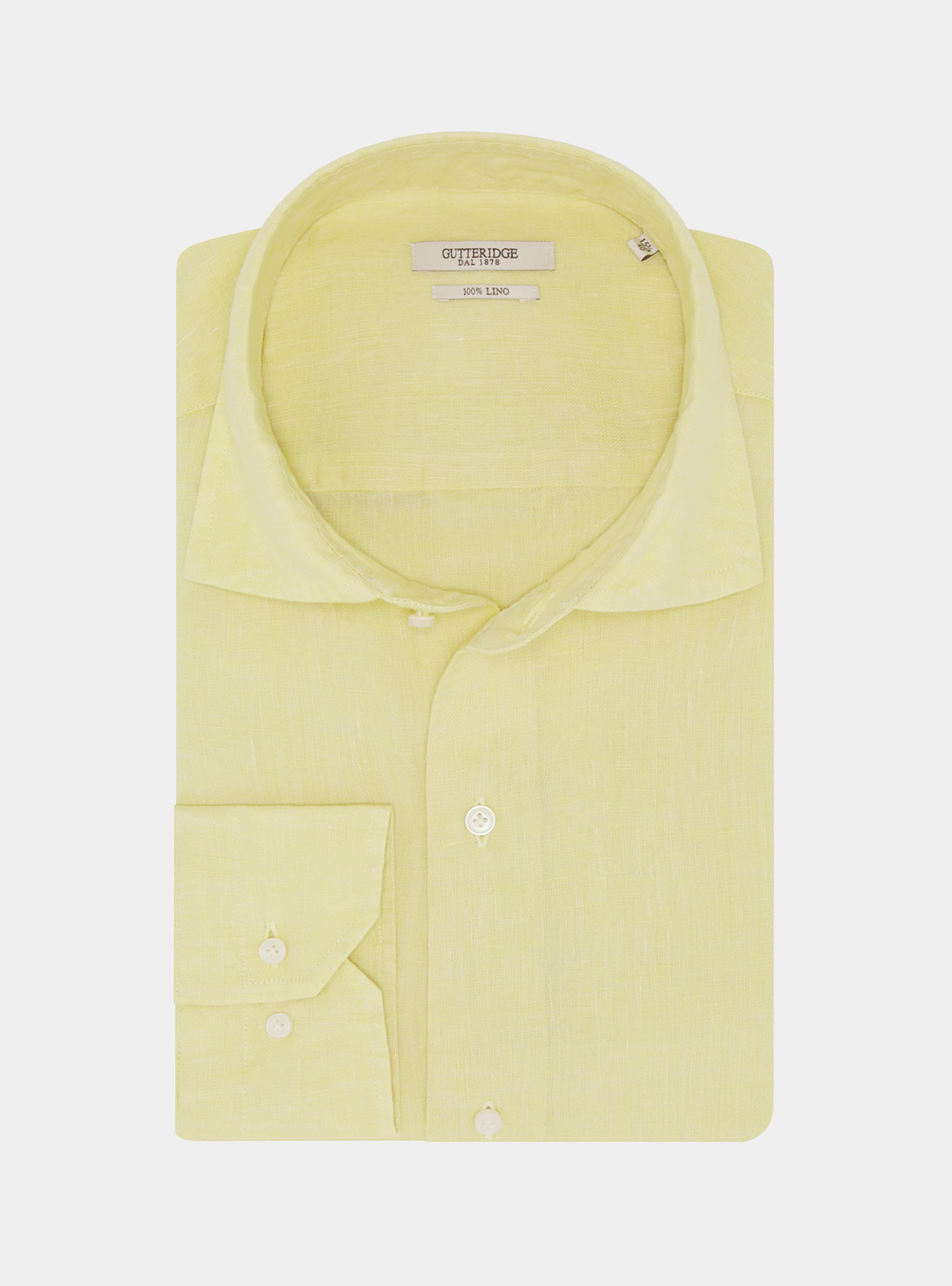 Pure linen shirt, YELLOW