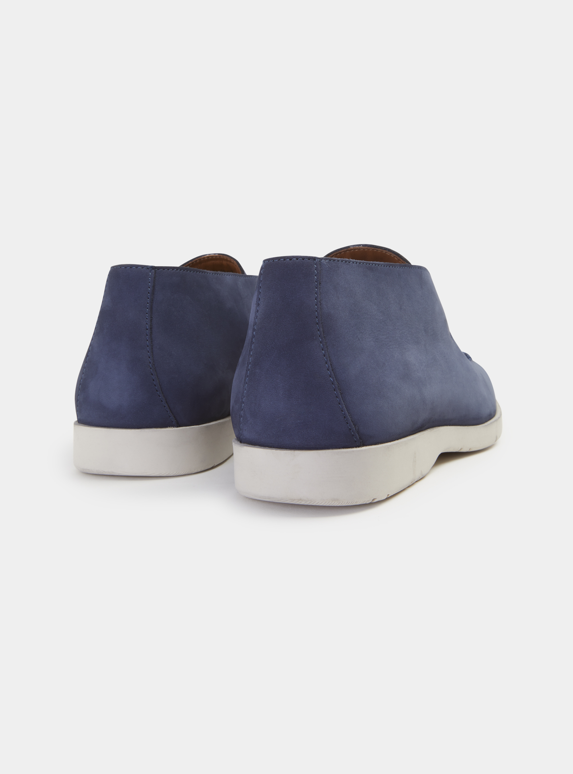 Polacchine slip-on in nabuk, 0243C DENIM
