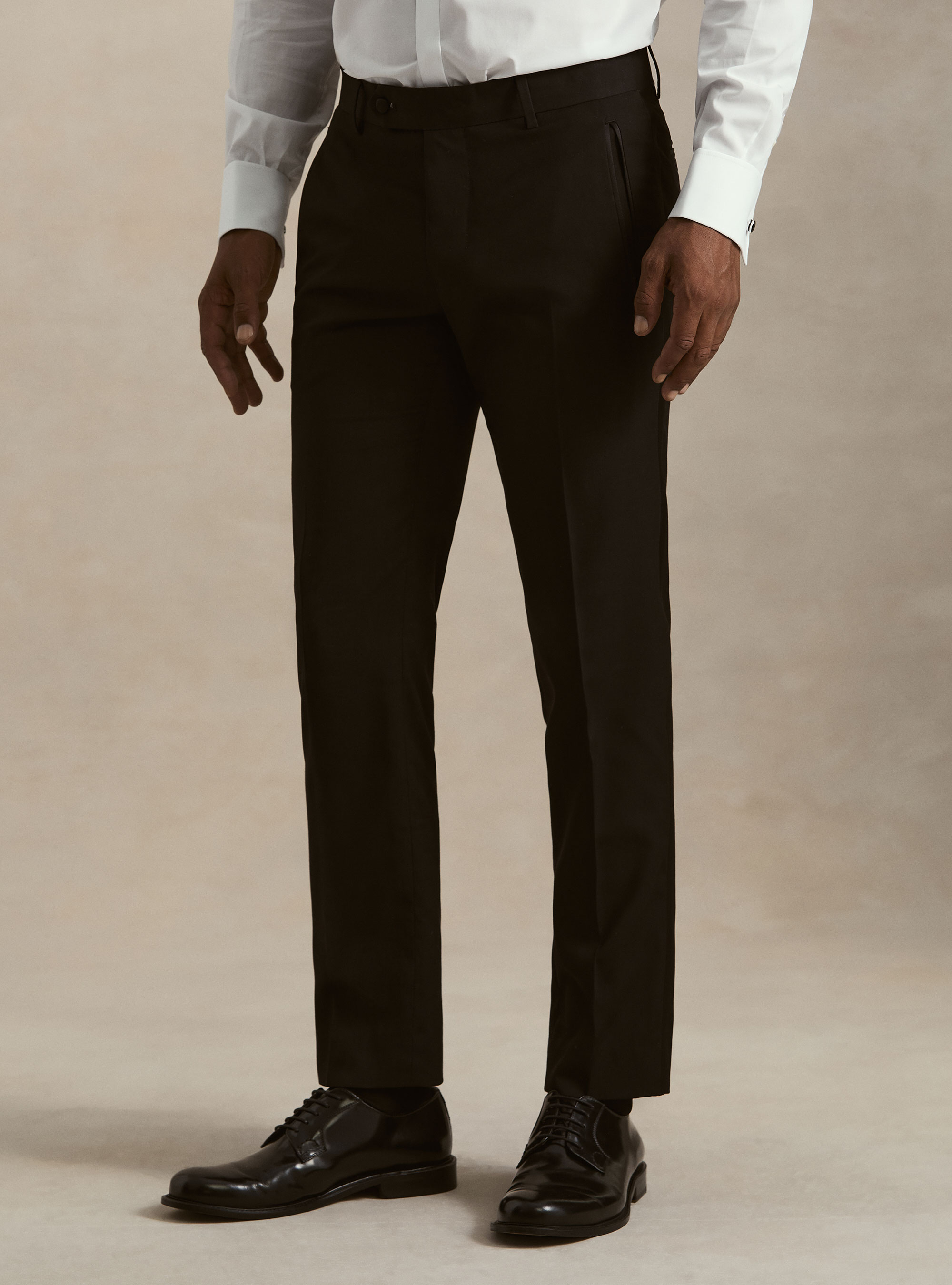 Pantalon de smoking, NOIR
