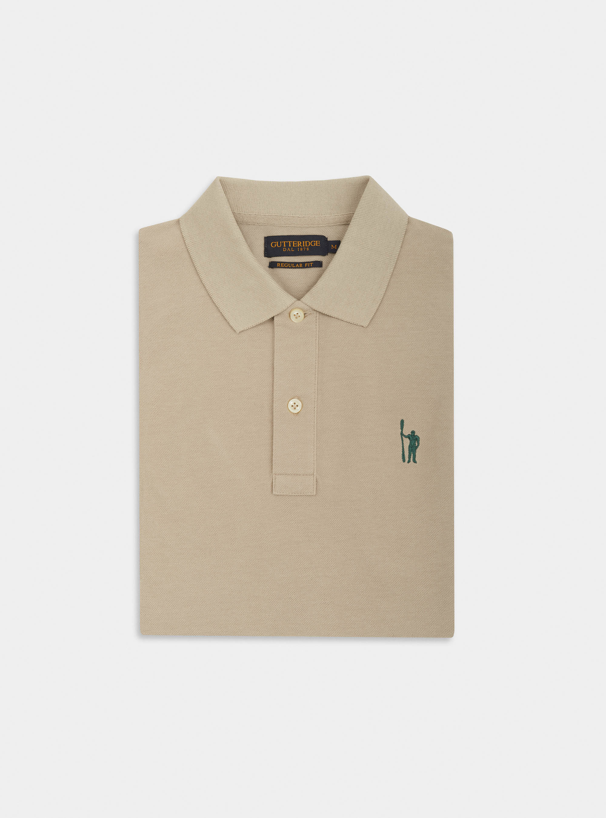 Polo in piquet, ECRU