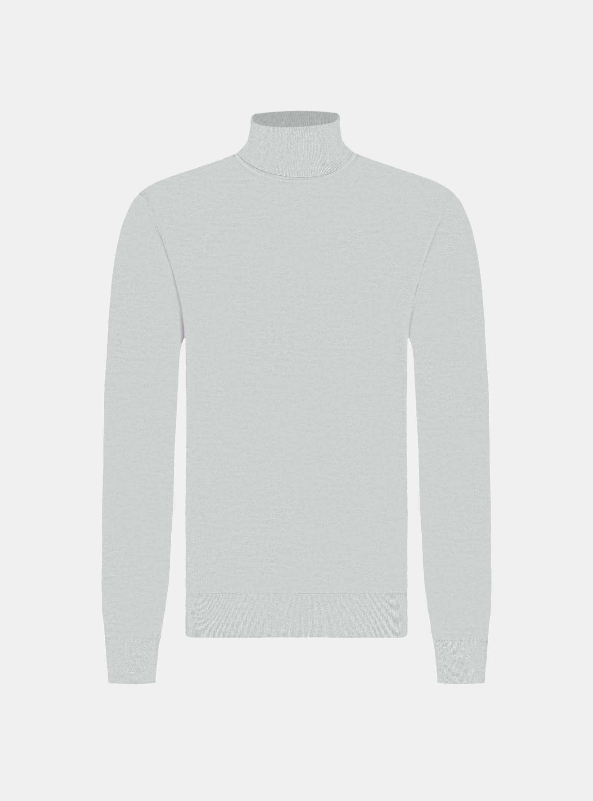 Dolcevita in pura lana merino extrafine, GRIGIO CHIARO 0256C