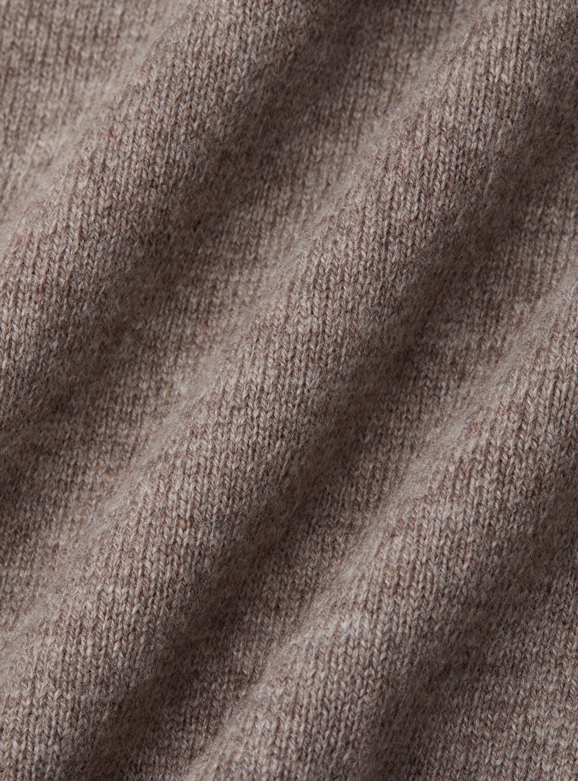 Maglia a polo in lana e cashmere, TORTORA 0542C