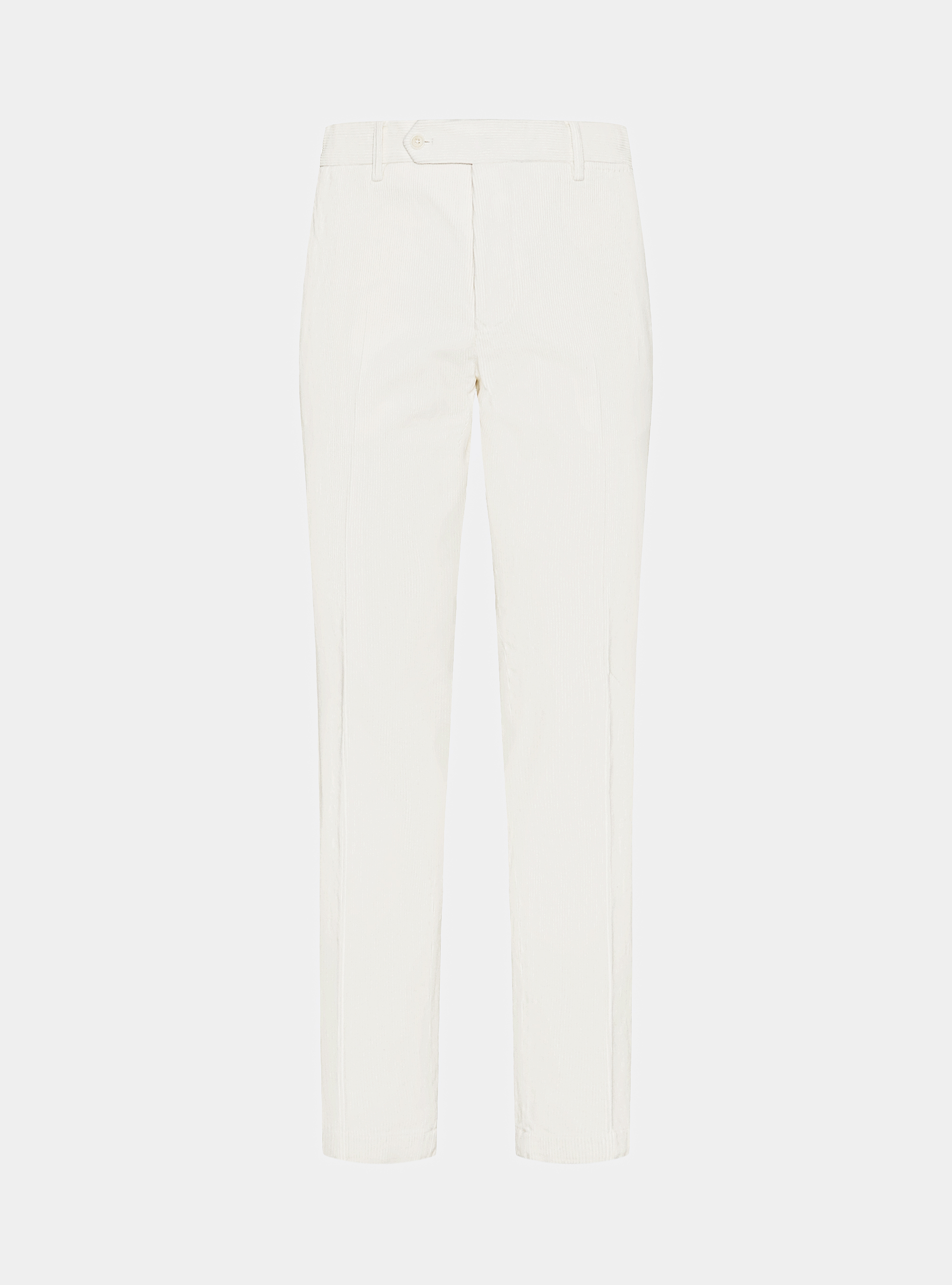 Pantaloni in velluto, BIANCO