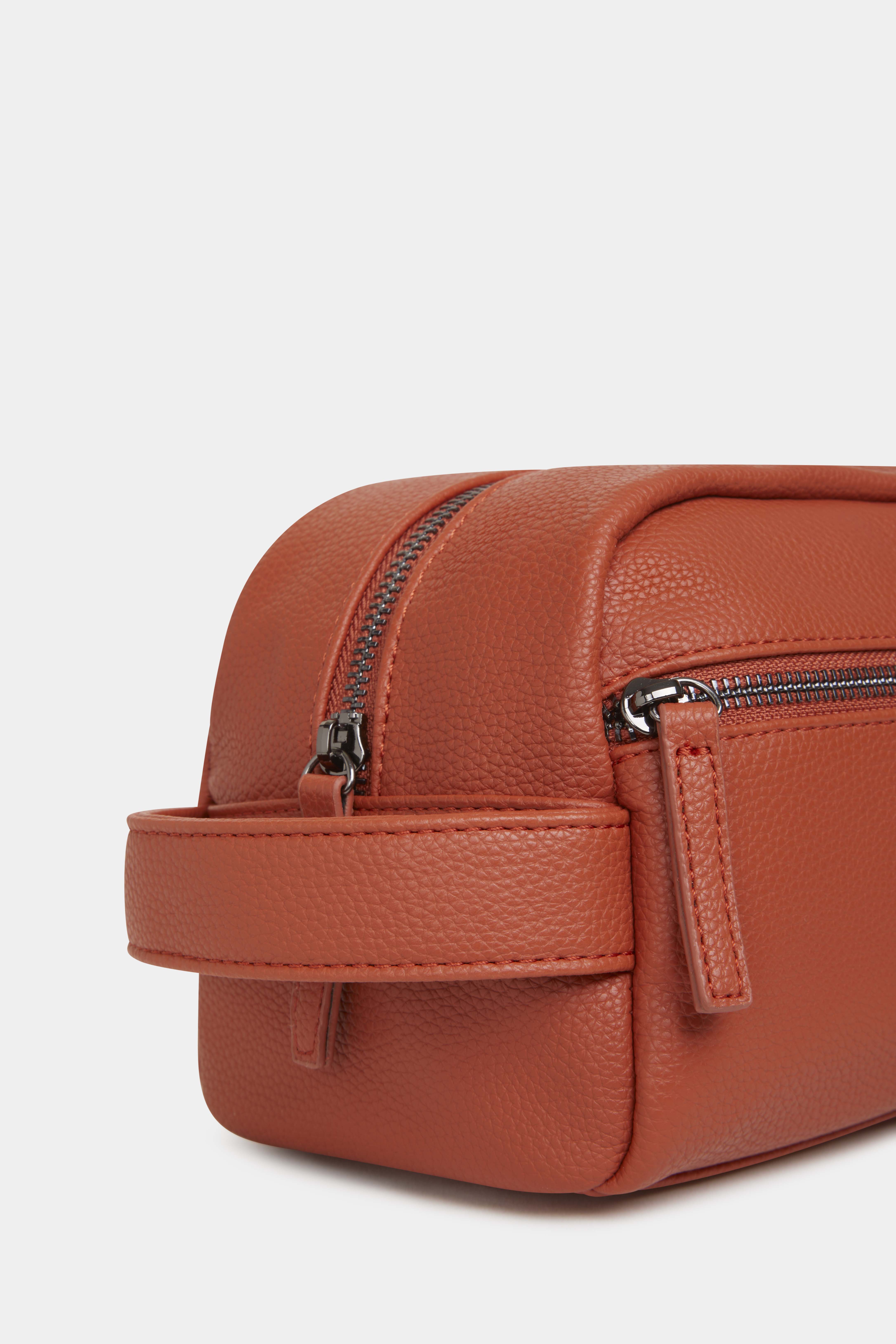 Necessaire with zip, TERRACOTTA