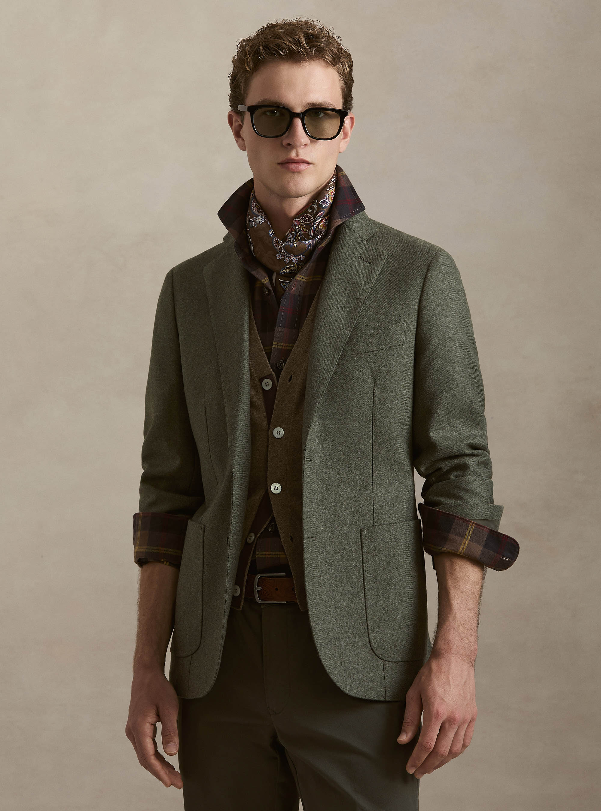 Jacke aus Wollmischflanell, SALVIA 0602C