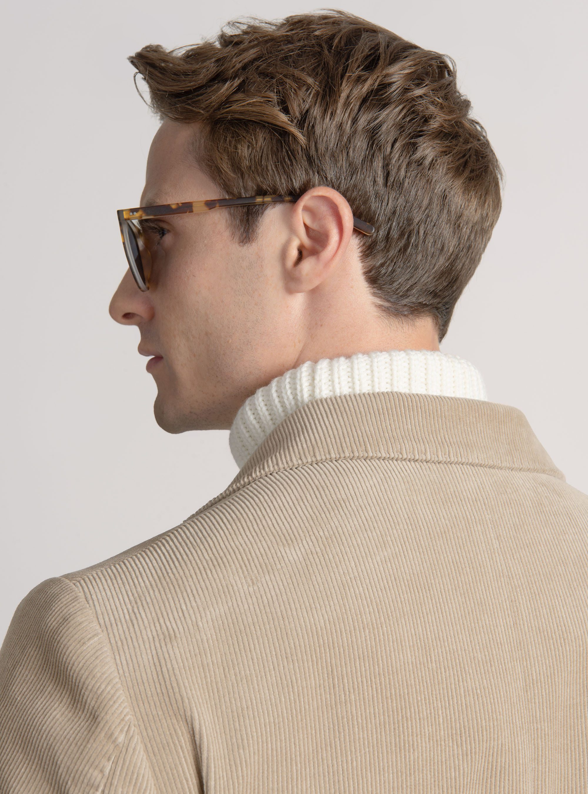 Giacca in velluto, SABBIA