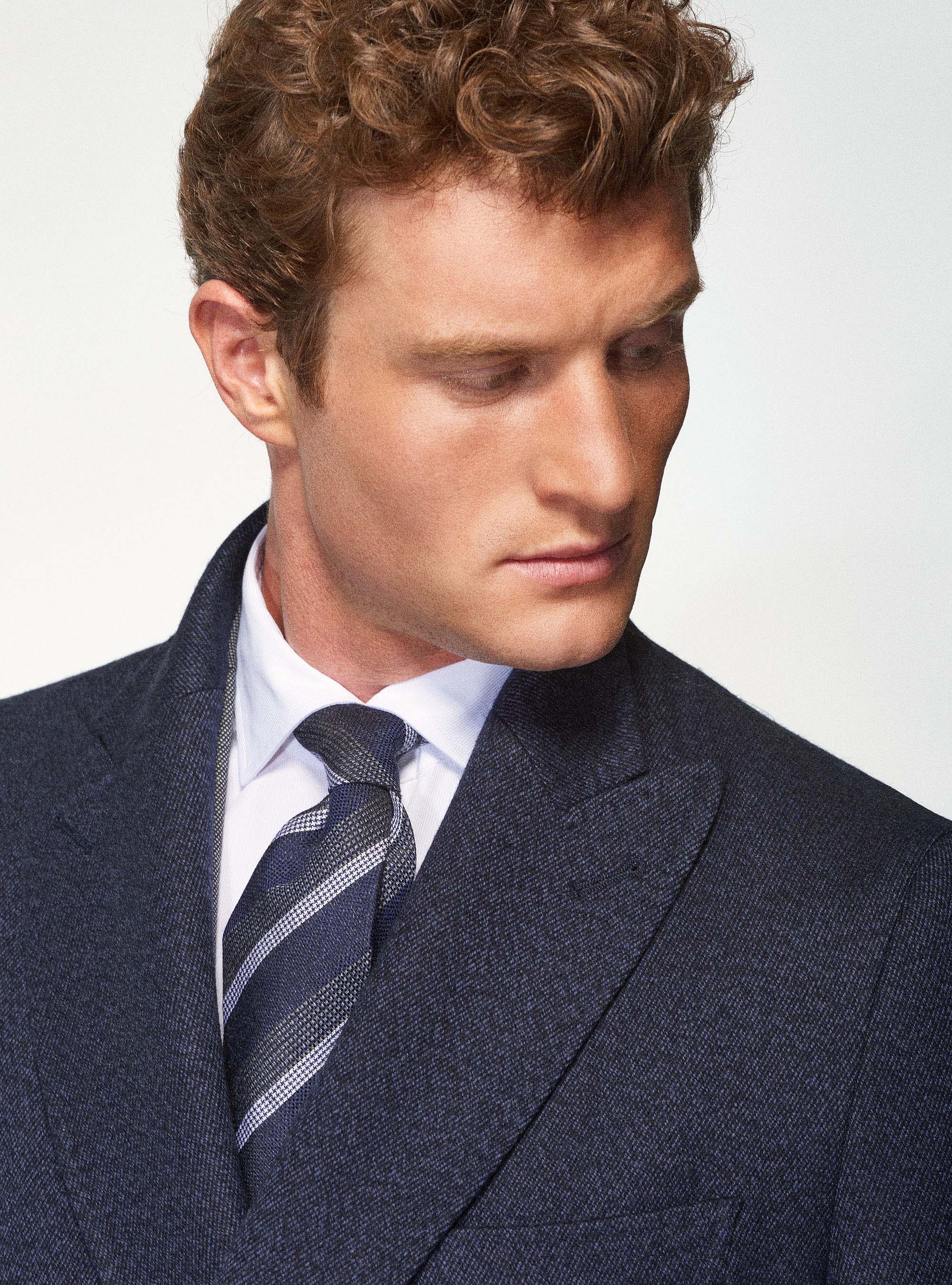 Double-breasted wool coat with belt | GutteridgeUS | Coats Uomo