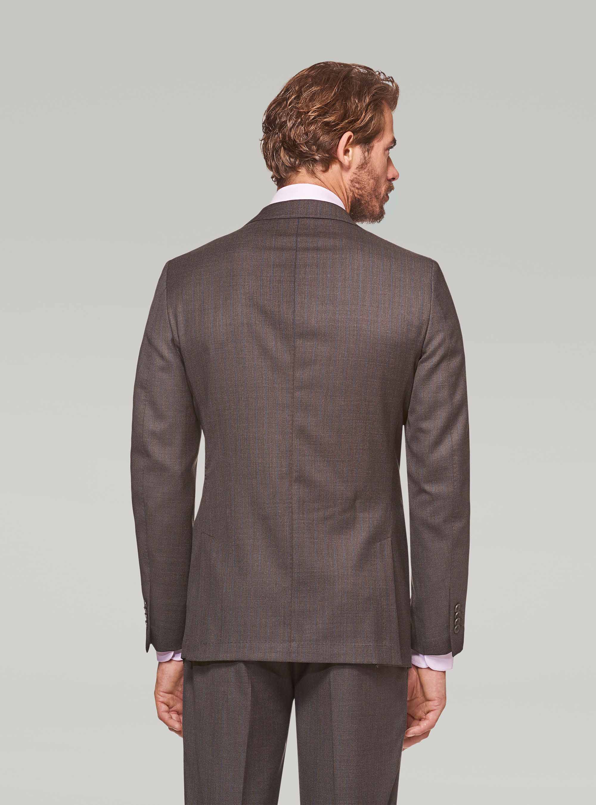 Abito gessato in lana pettinata | Gutteridge | Saldi Uomo
