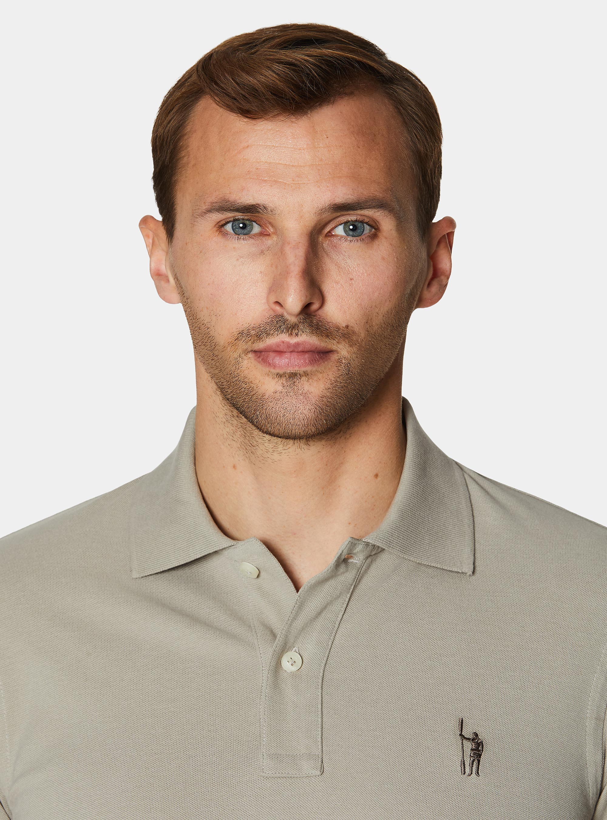 Classic piqu&eacute; polo shirt, SAND