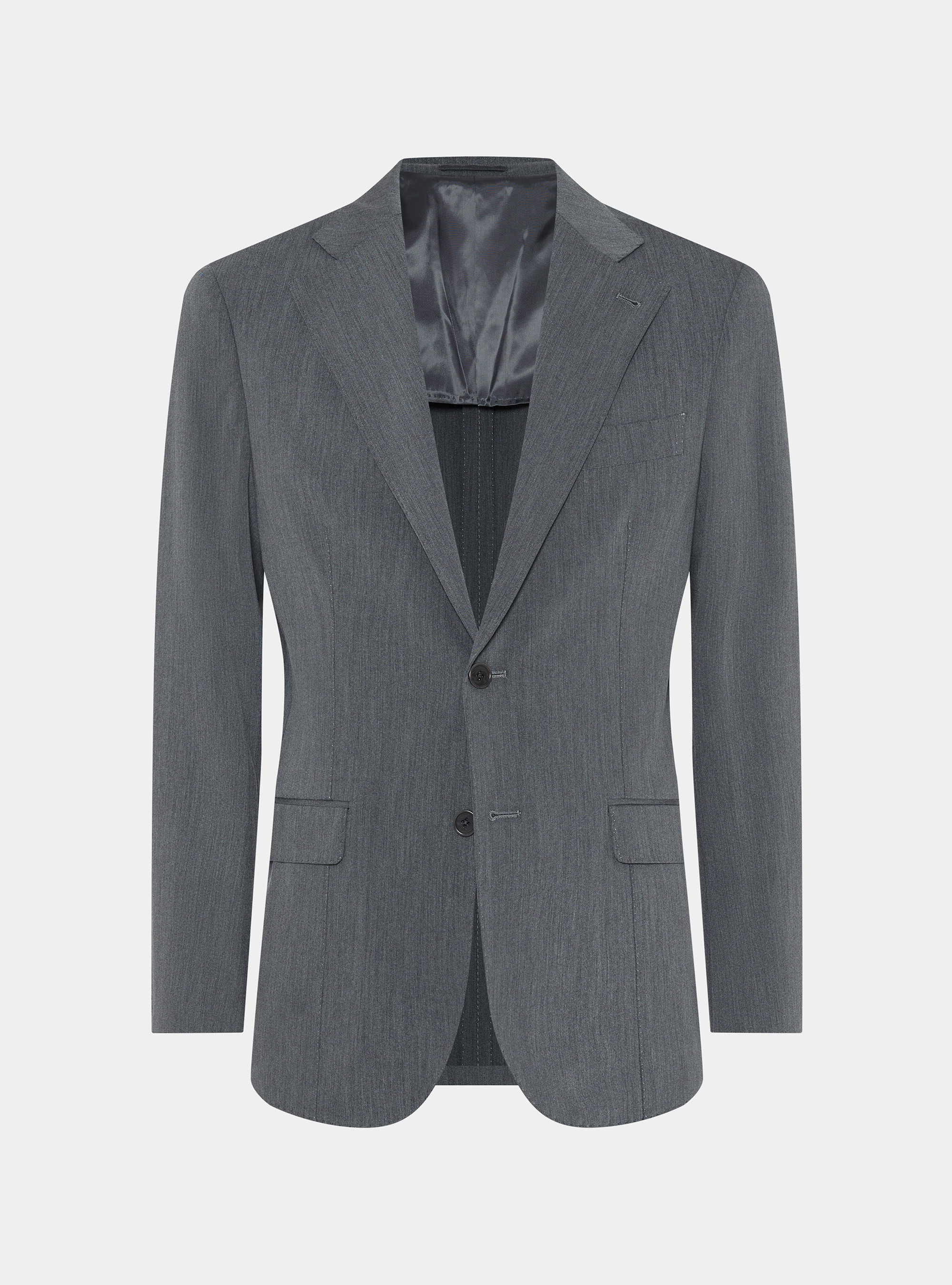 Slim fit suit blazer, GRIGIO SCURO 0125C