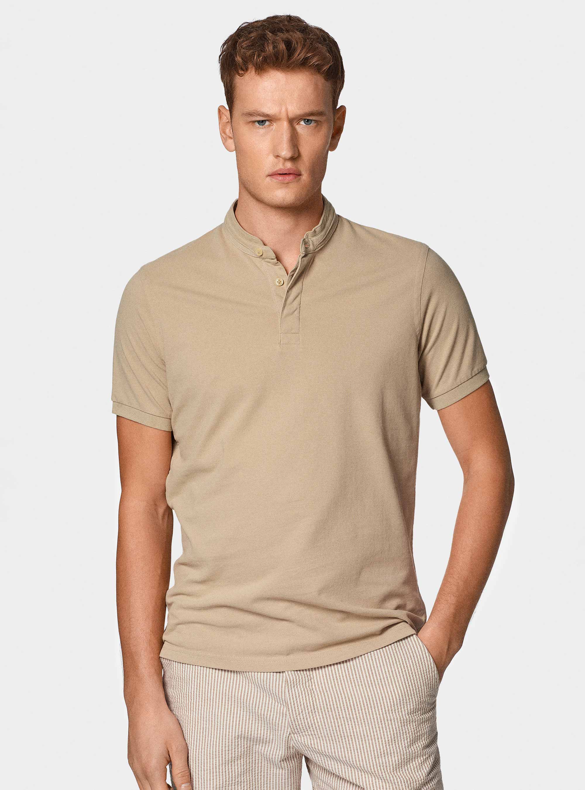 Polo en piqué coréen, Ã CRU