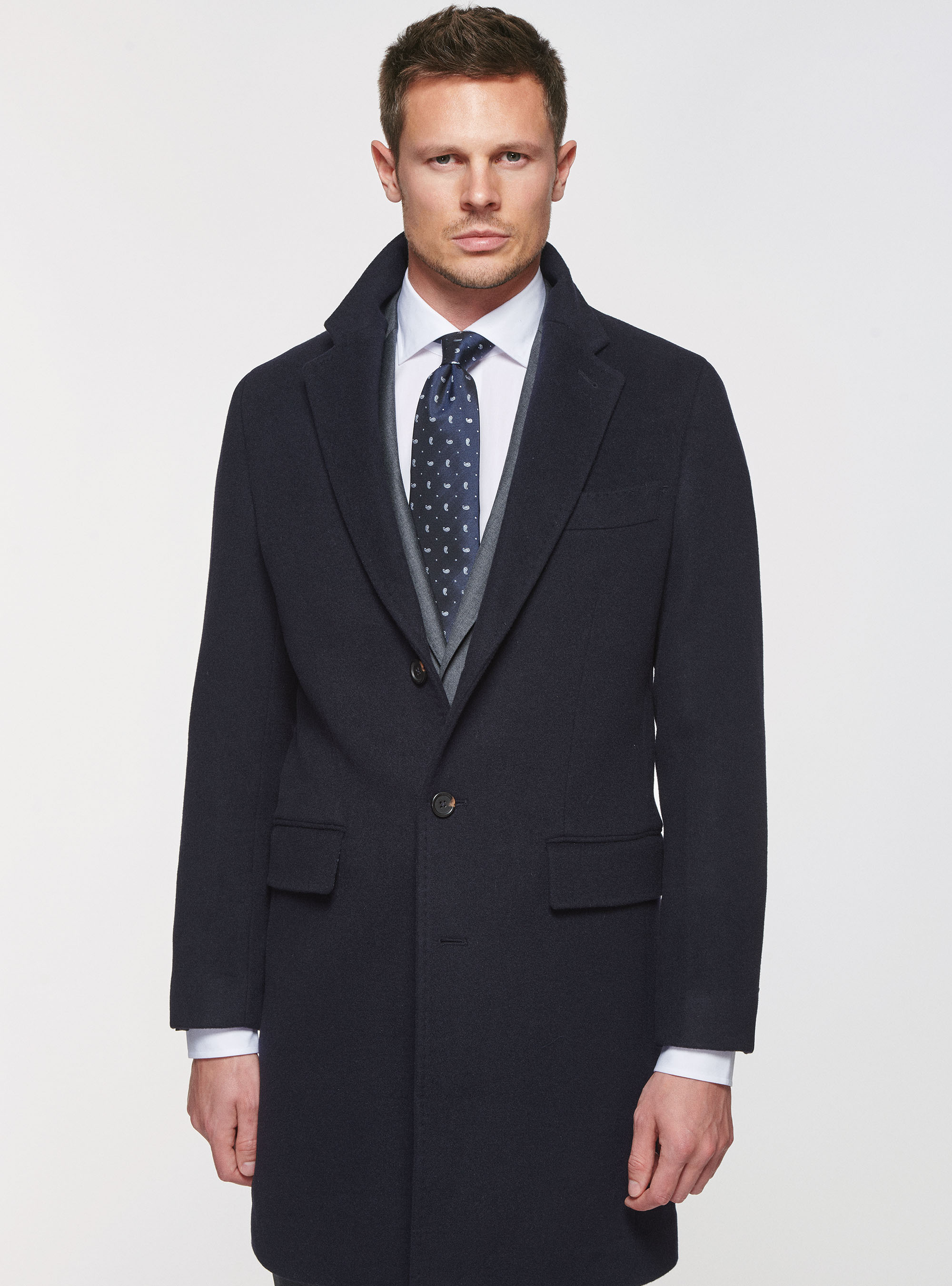 Wool and cashmere coat | Gutteridge | Men's catalog-gutteridge-storefront