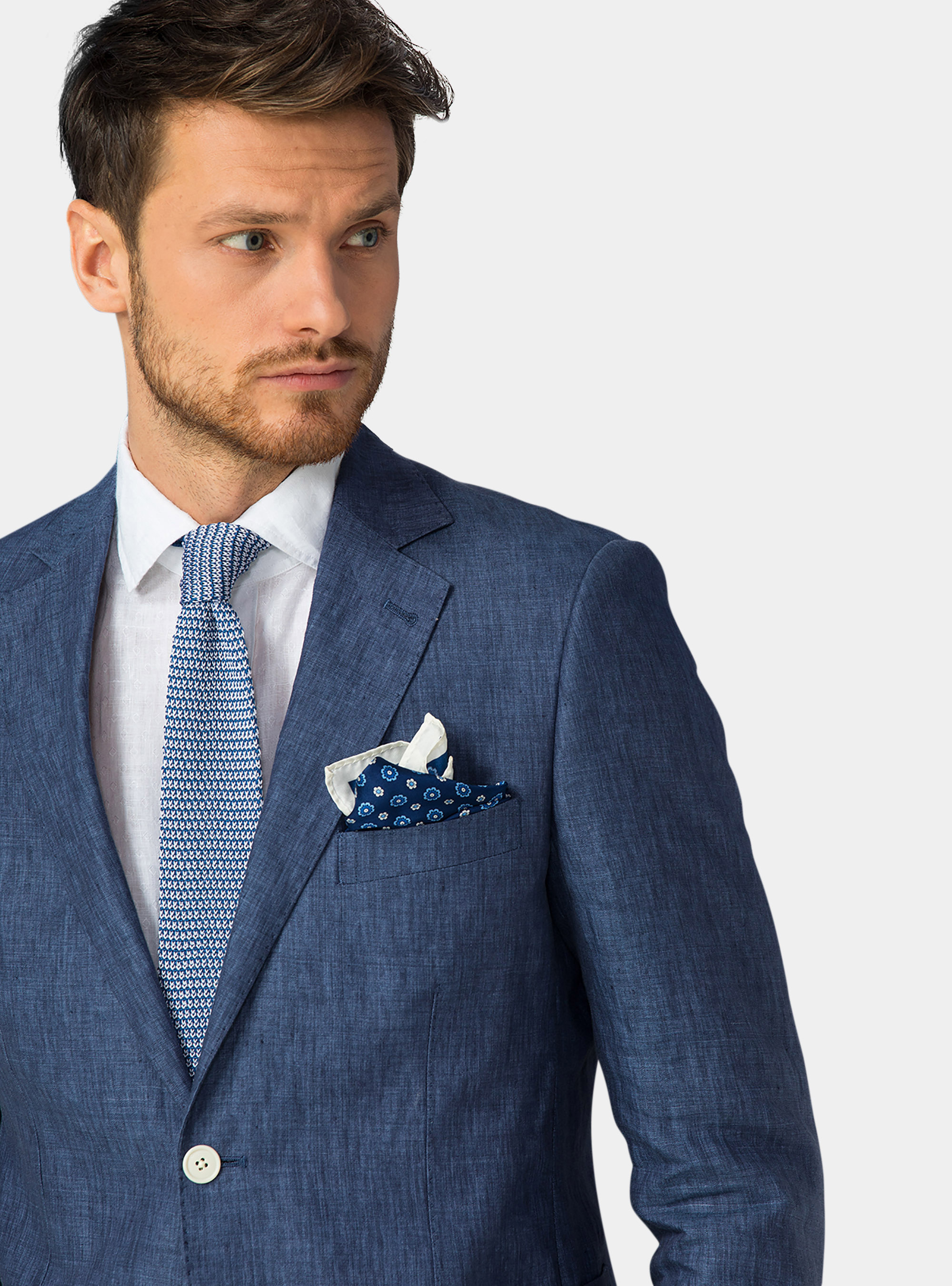 Chaqueta de traje de lino