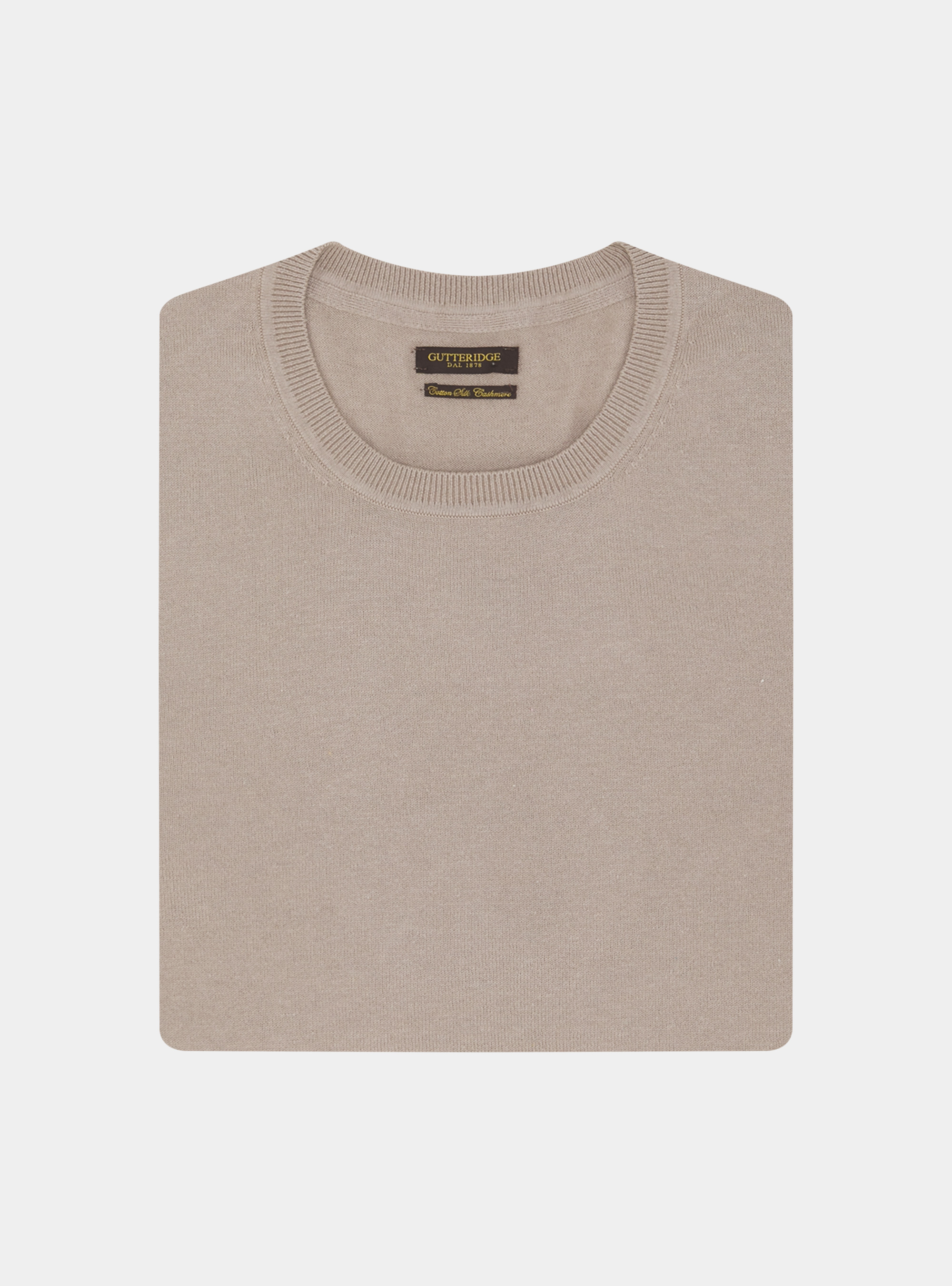 Pullover mit Rundhalsausschnitt aus Baumwolle, Seide und Kaschmir, SABBIA 0561C