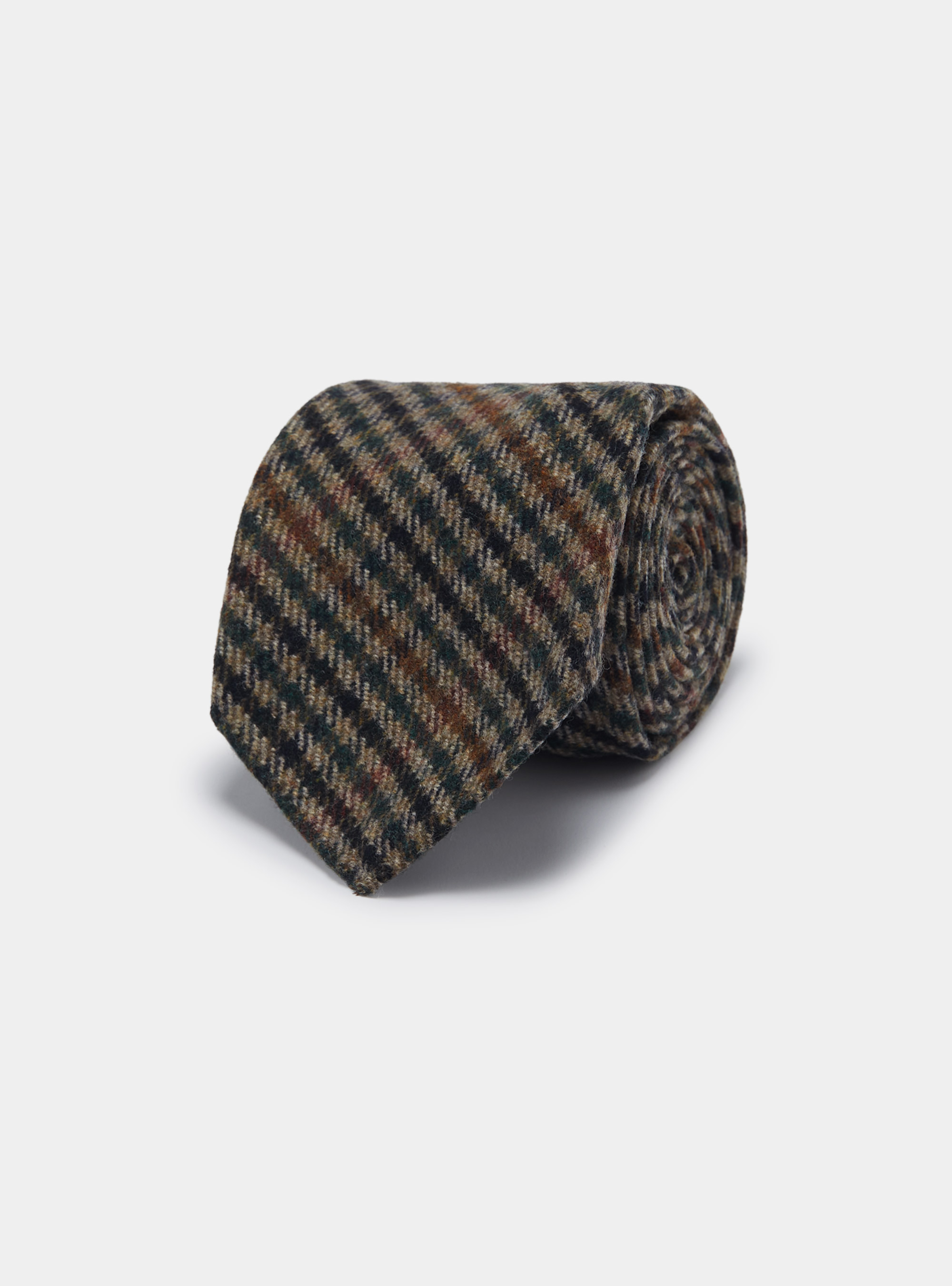 Cravatta in lana a fantasia