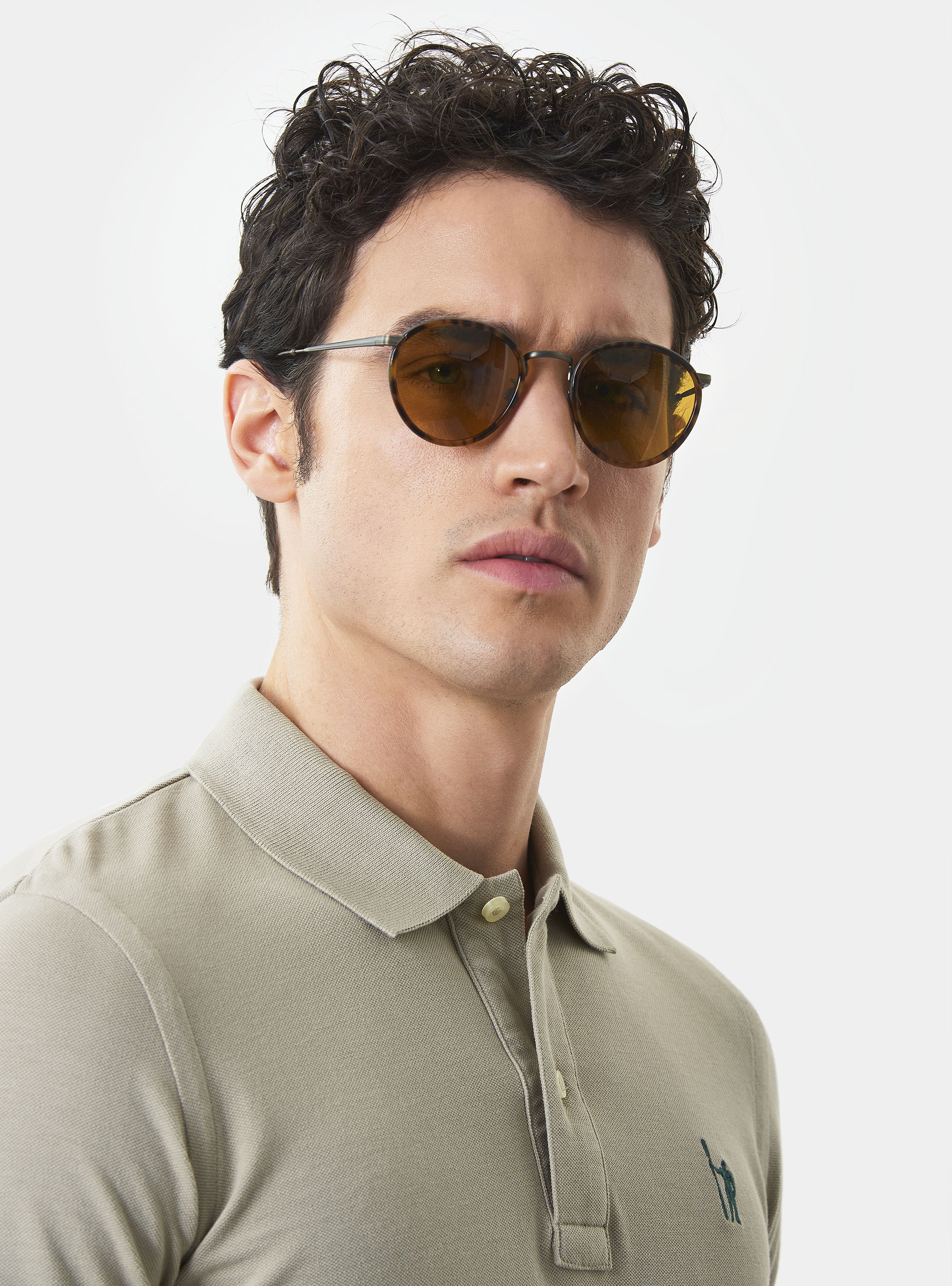 Polo in piquet, ECRU