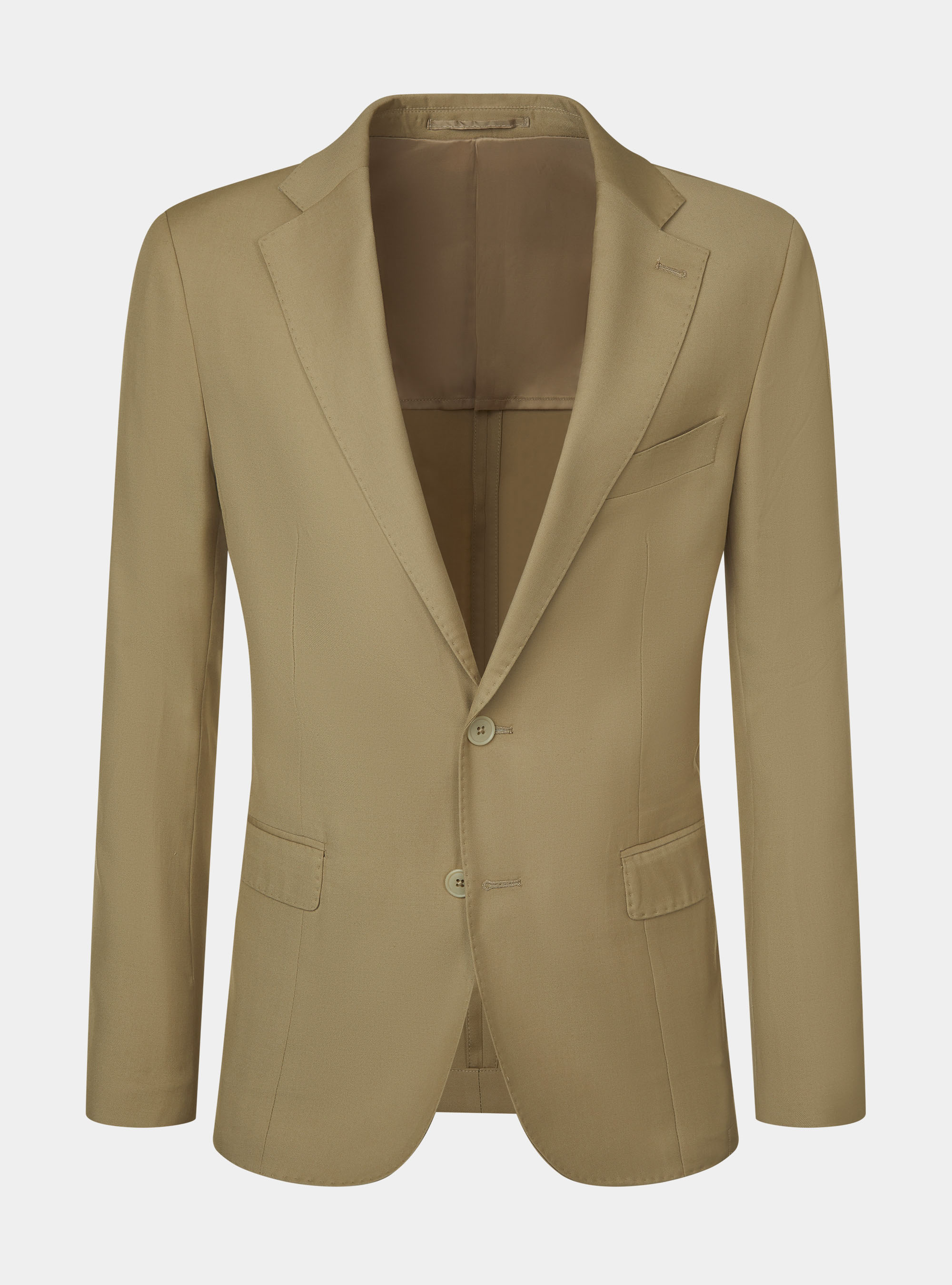 Slim-fit suit blazer, SAND