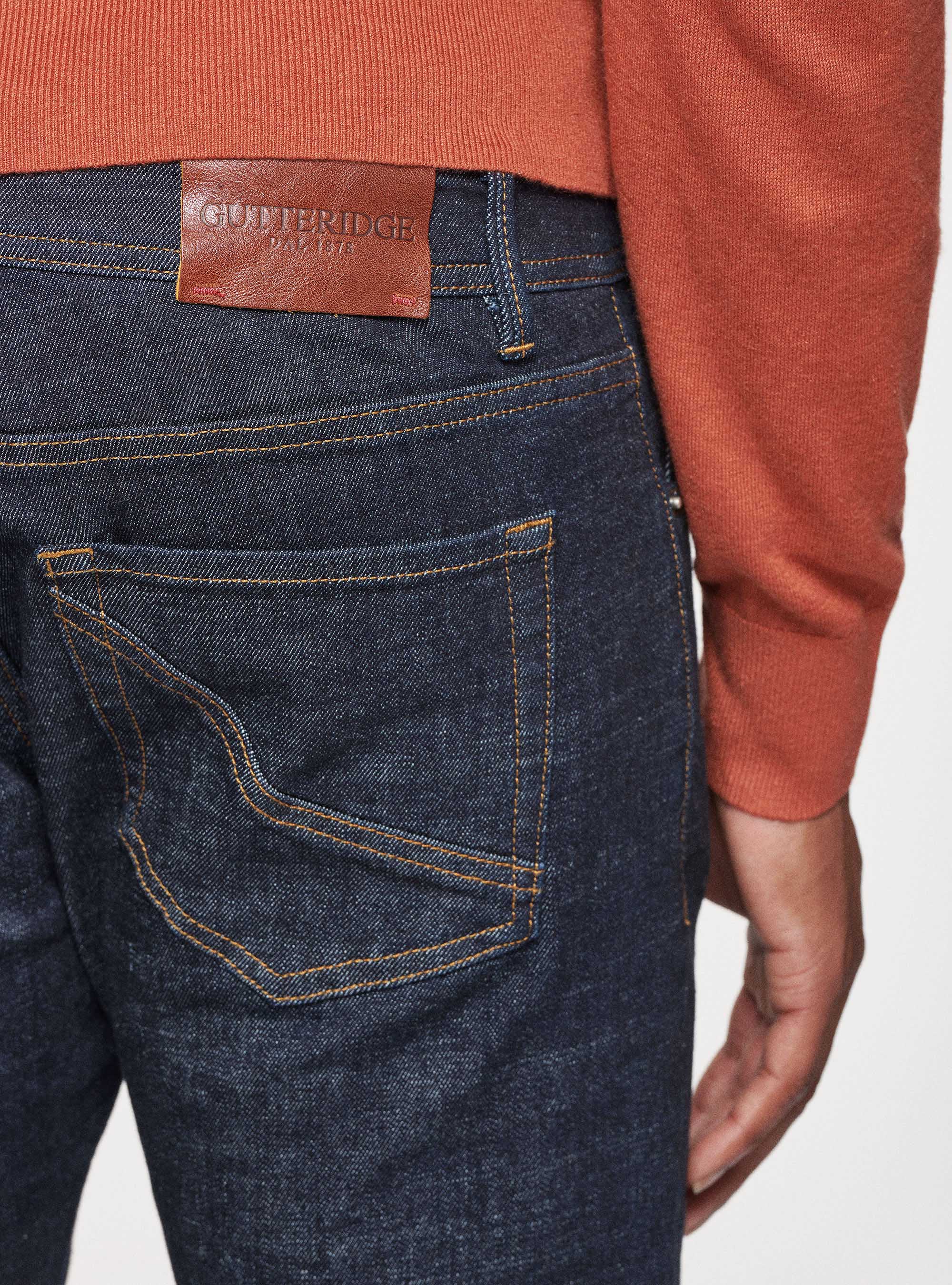 Denim rinse wash, BLU NAVY