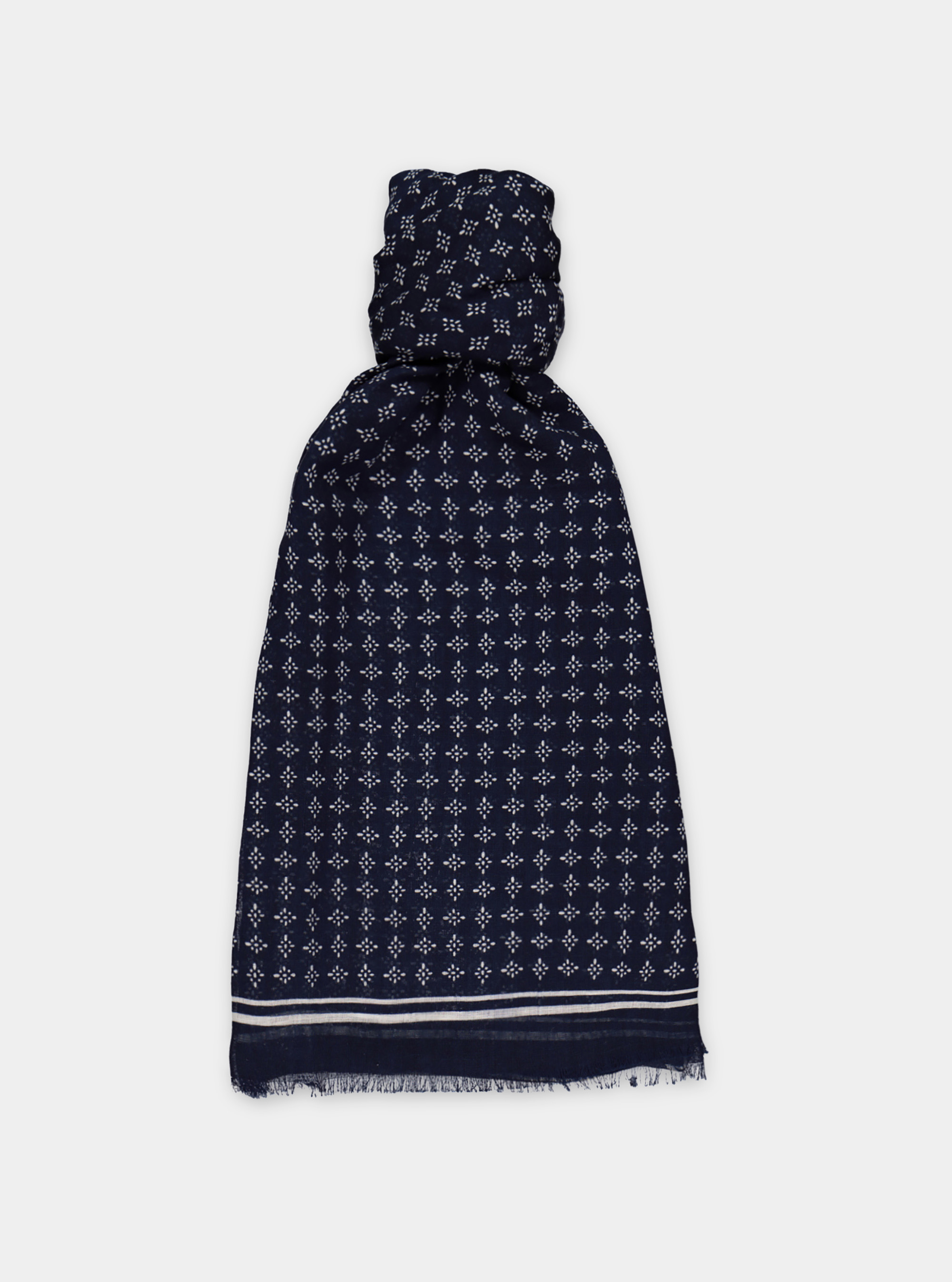 Fancy scarf, NAVY BLUE