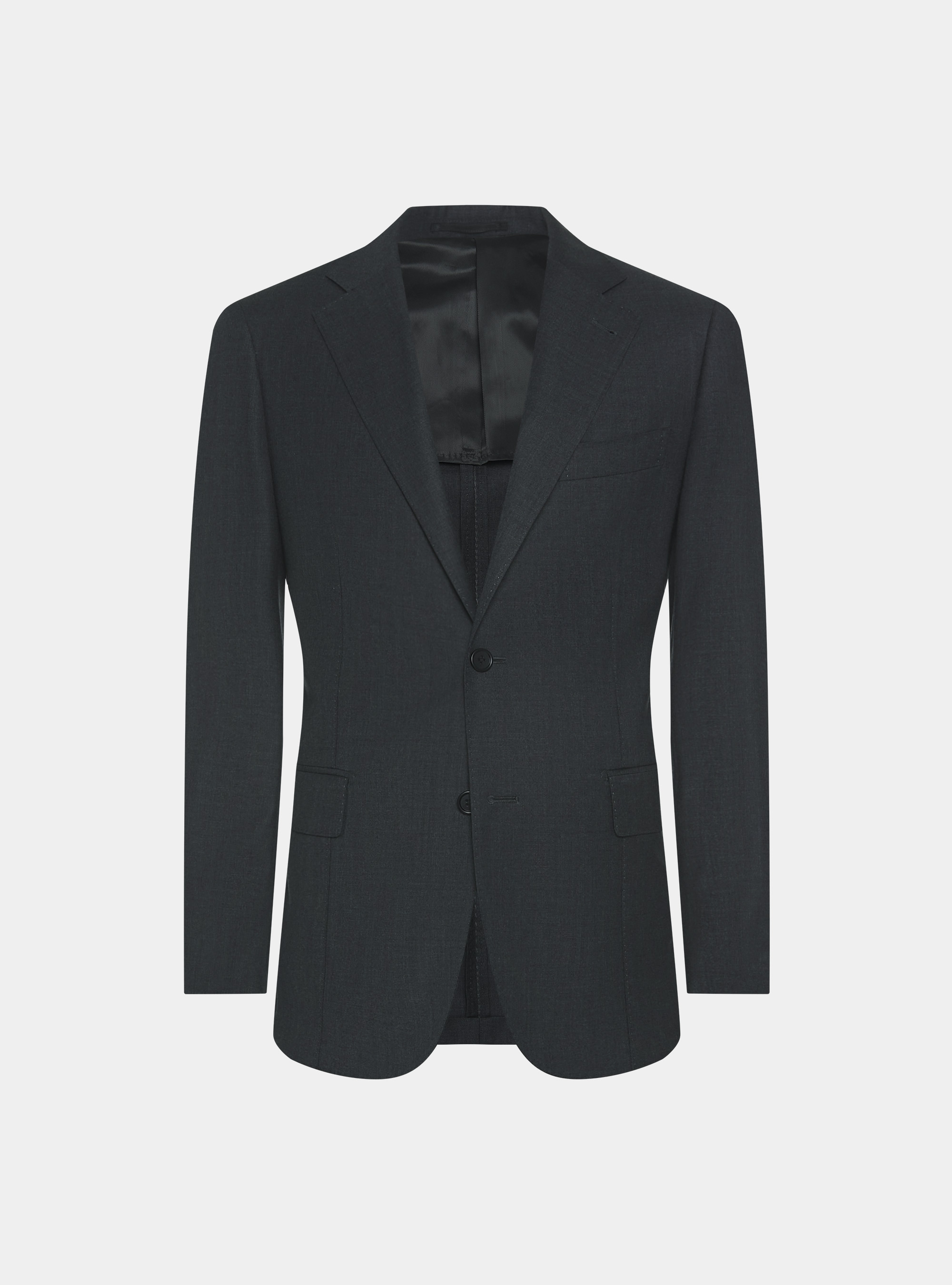 Giacca in pura lana superfine 110's, ASFALTO