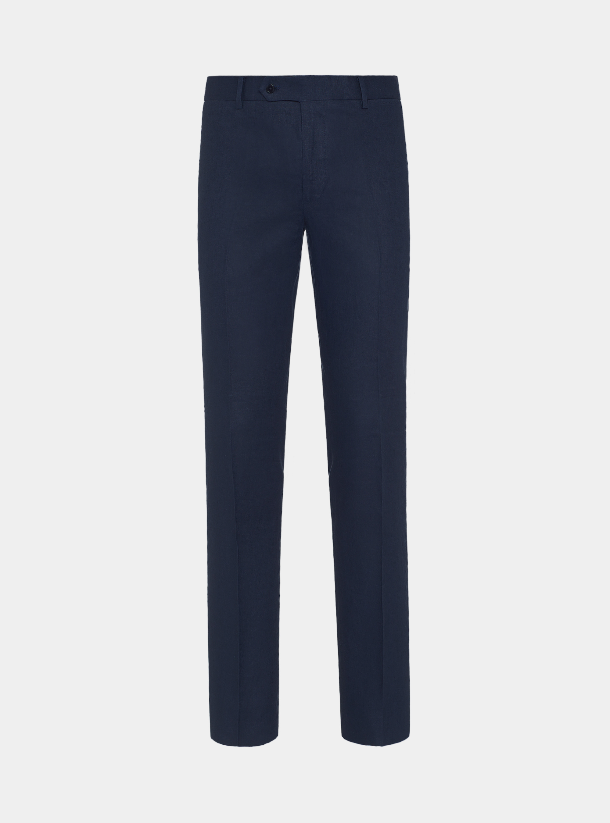 Pure linen trousers, NAVY BLUE