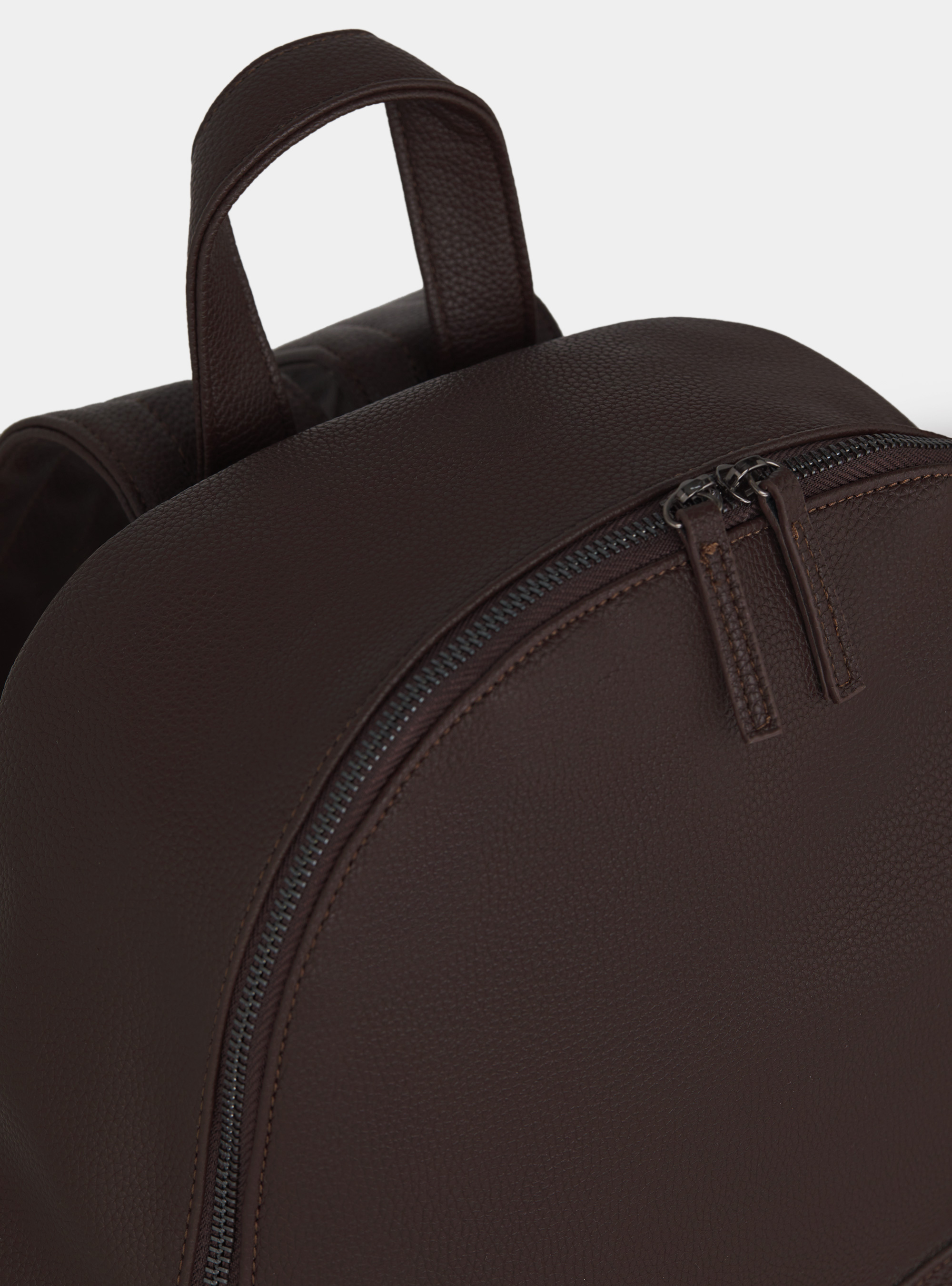 Backpack with pockets, BROWN