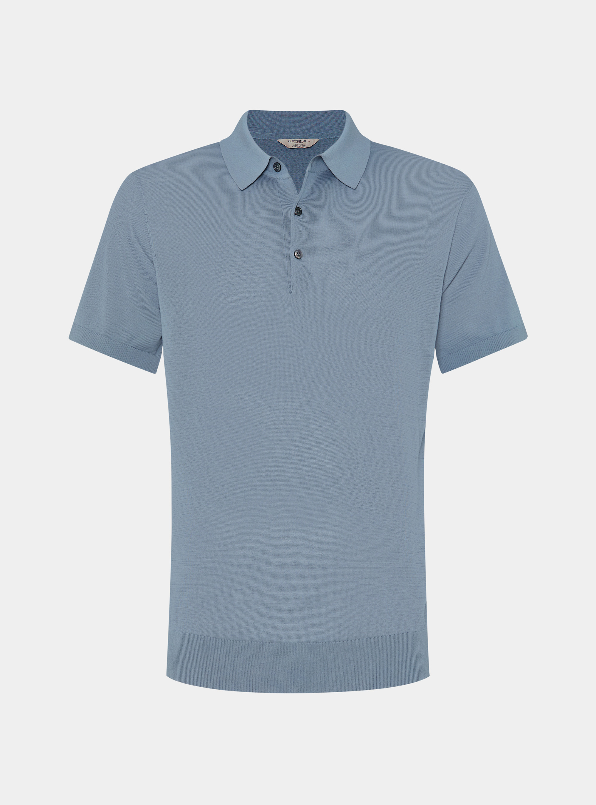 Cotton and silk polo shirt, AVIO 0292C