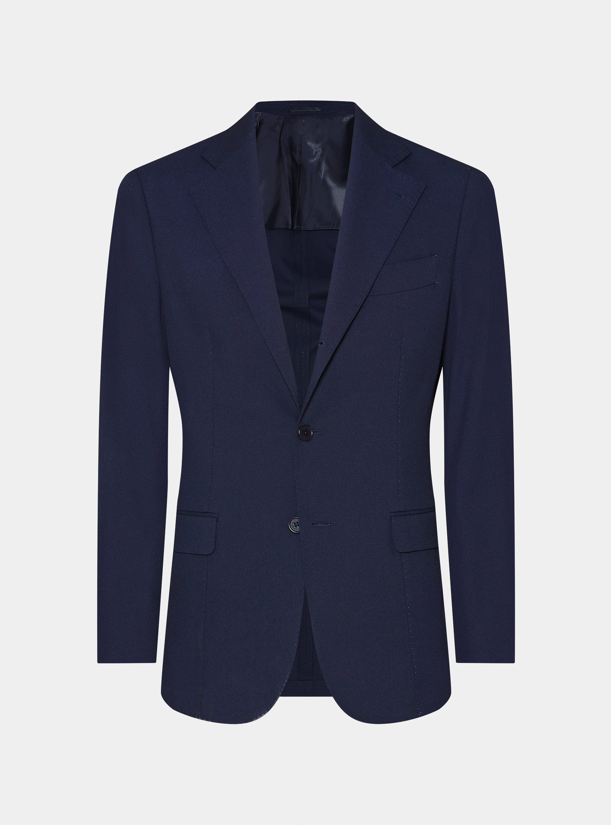 Americana de traje ojo de perdiz, AZUL MARINO