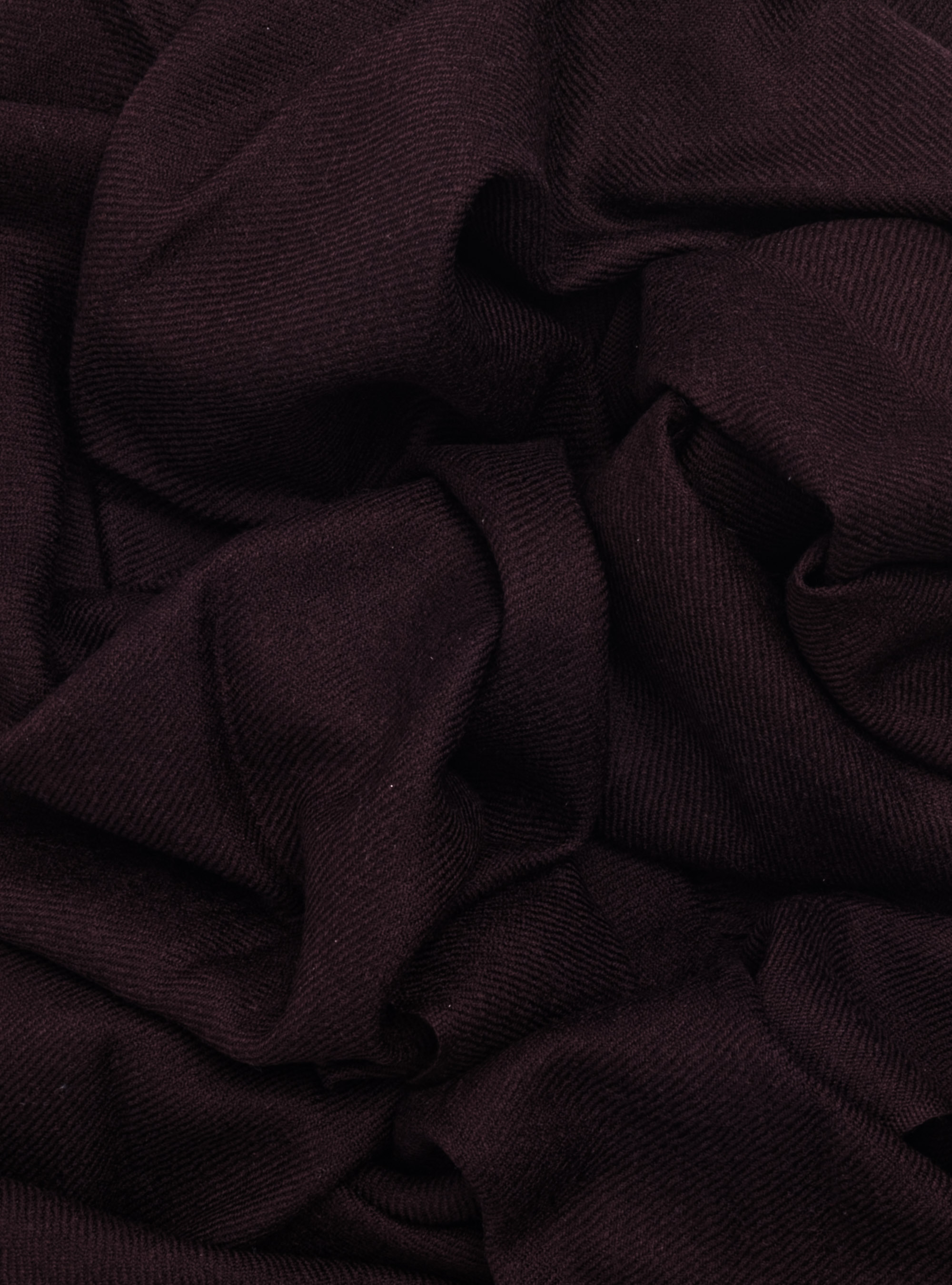 Sciarpa in lana con ricamo, BORDEAUX