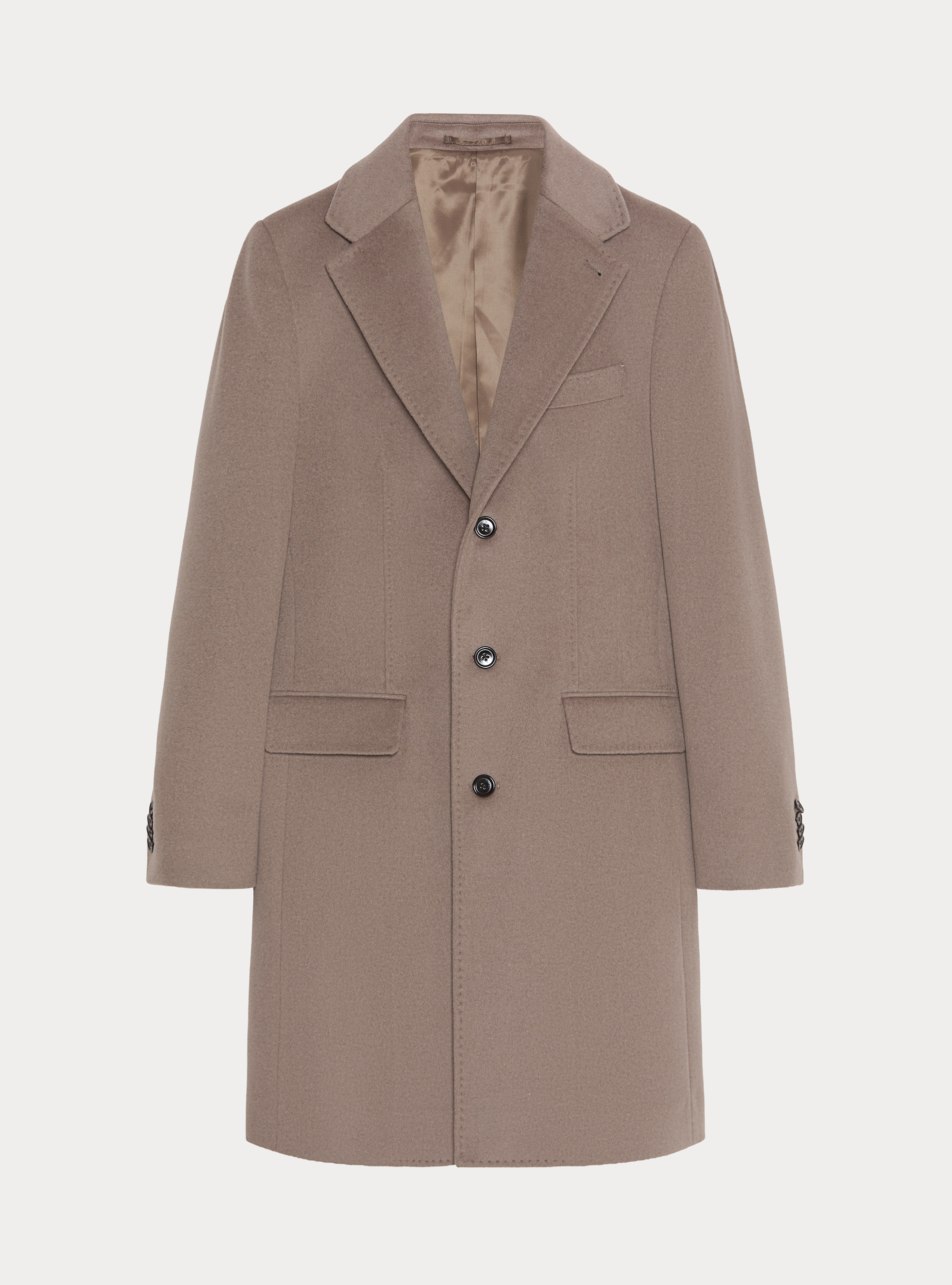 Single-breasted wool and cashmere coat, FANGO 0555C