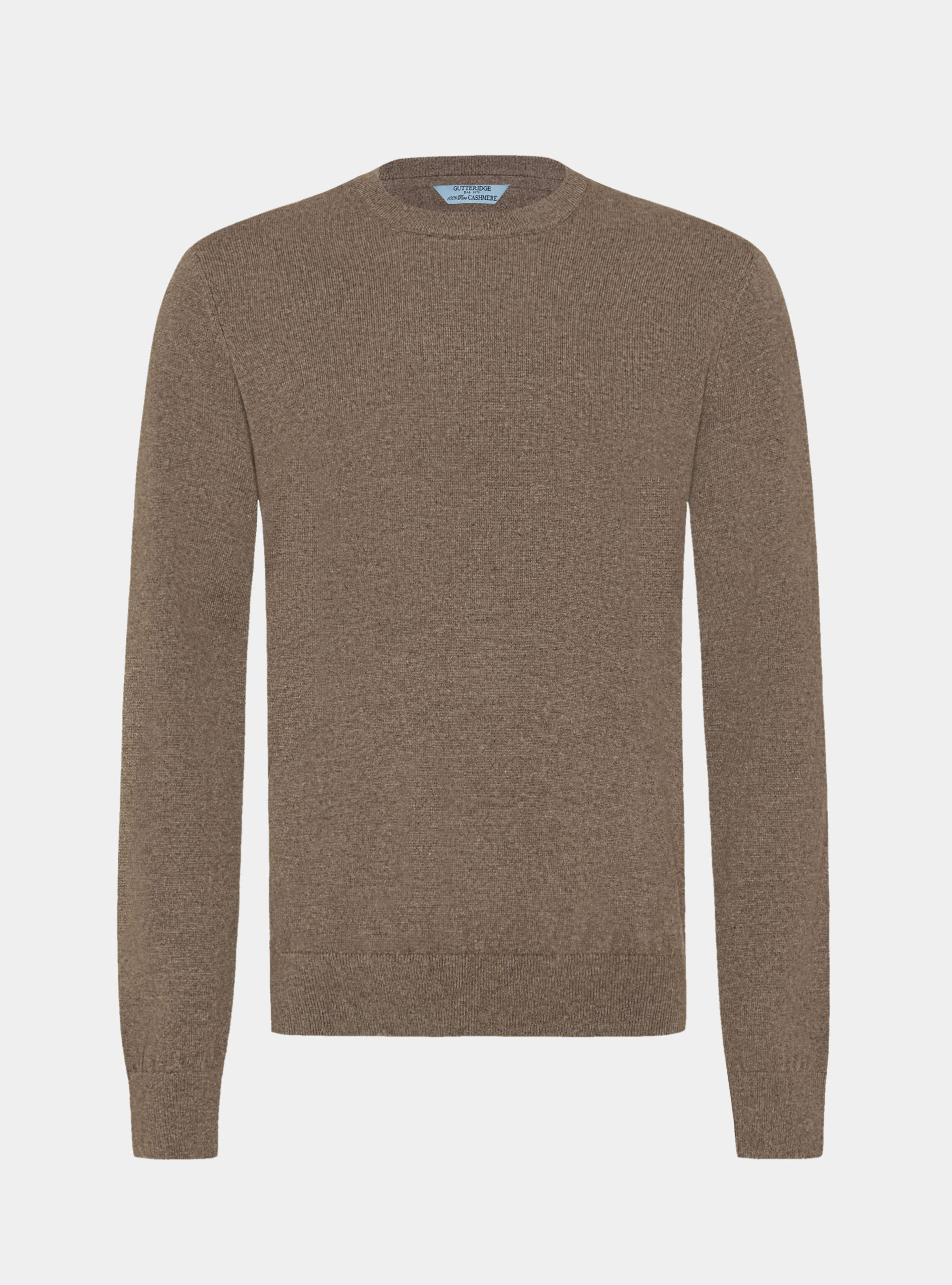 Maglia girocollo in 100% cashmere, FANGO