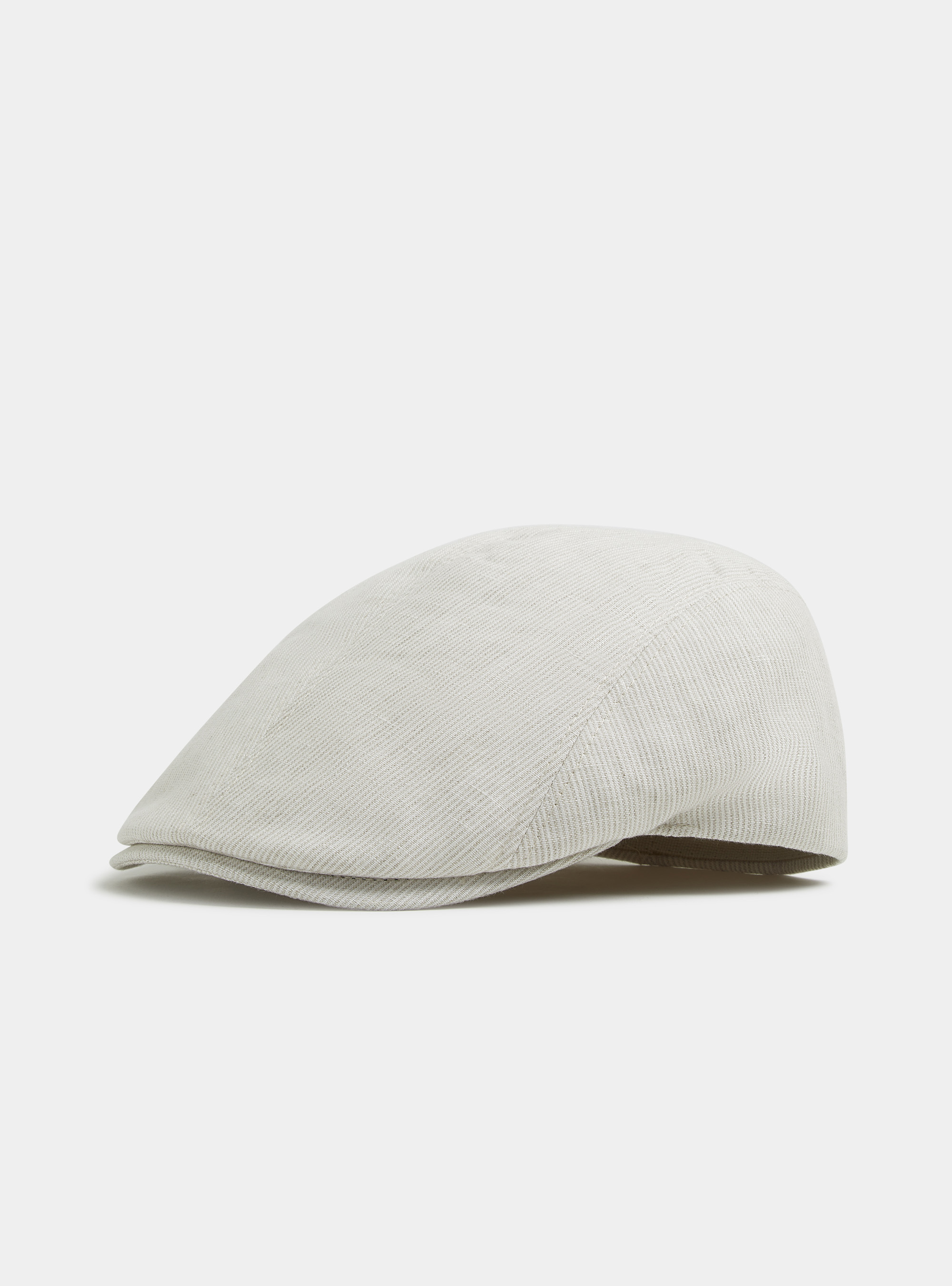 Coppola in puro lino rigato, ECRU