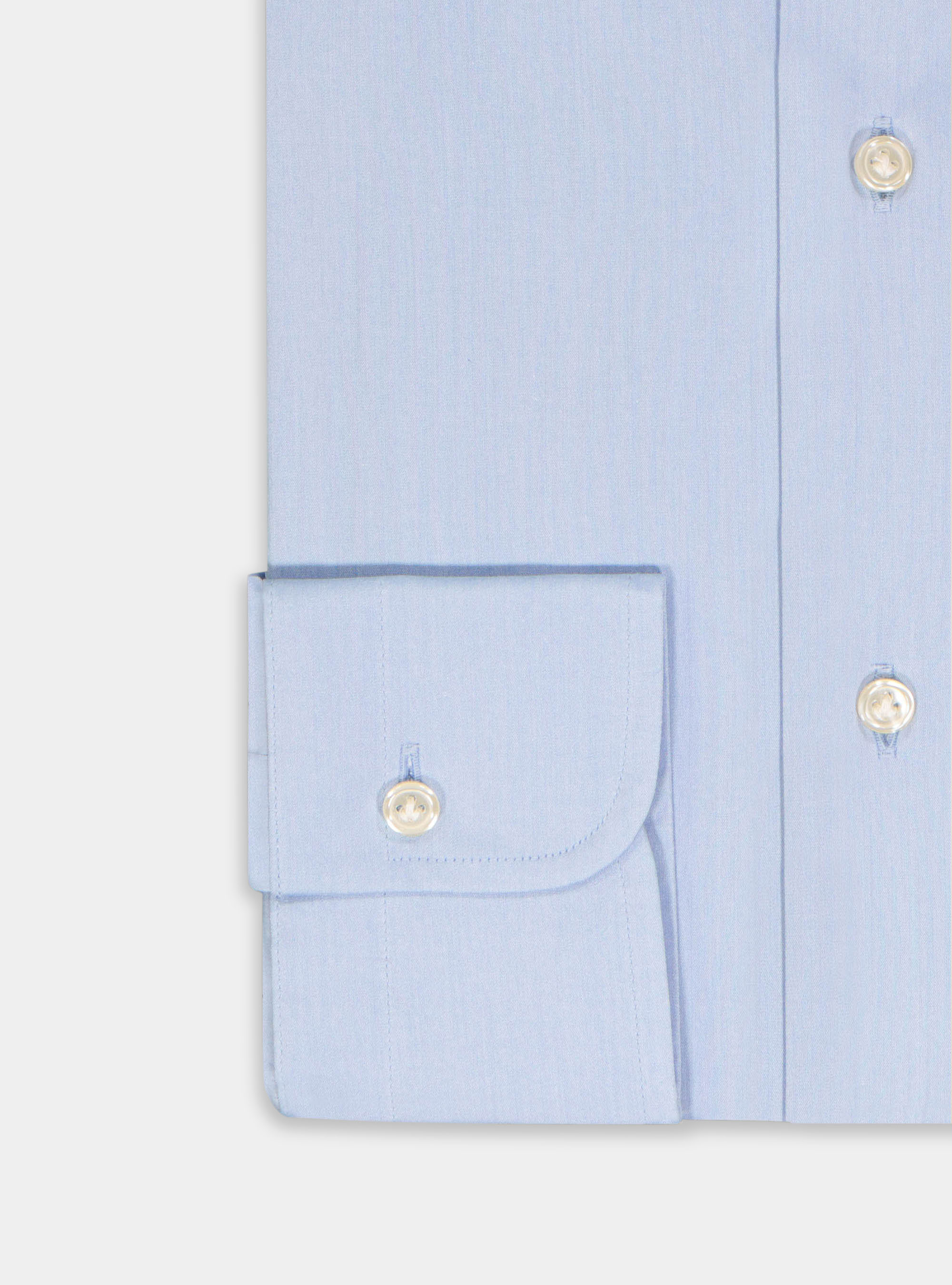 Camicia en popeline stretch, BLEU CIEL