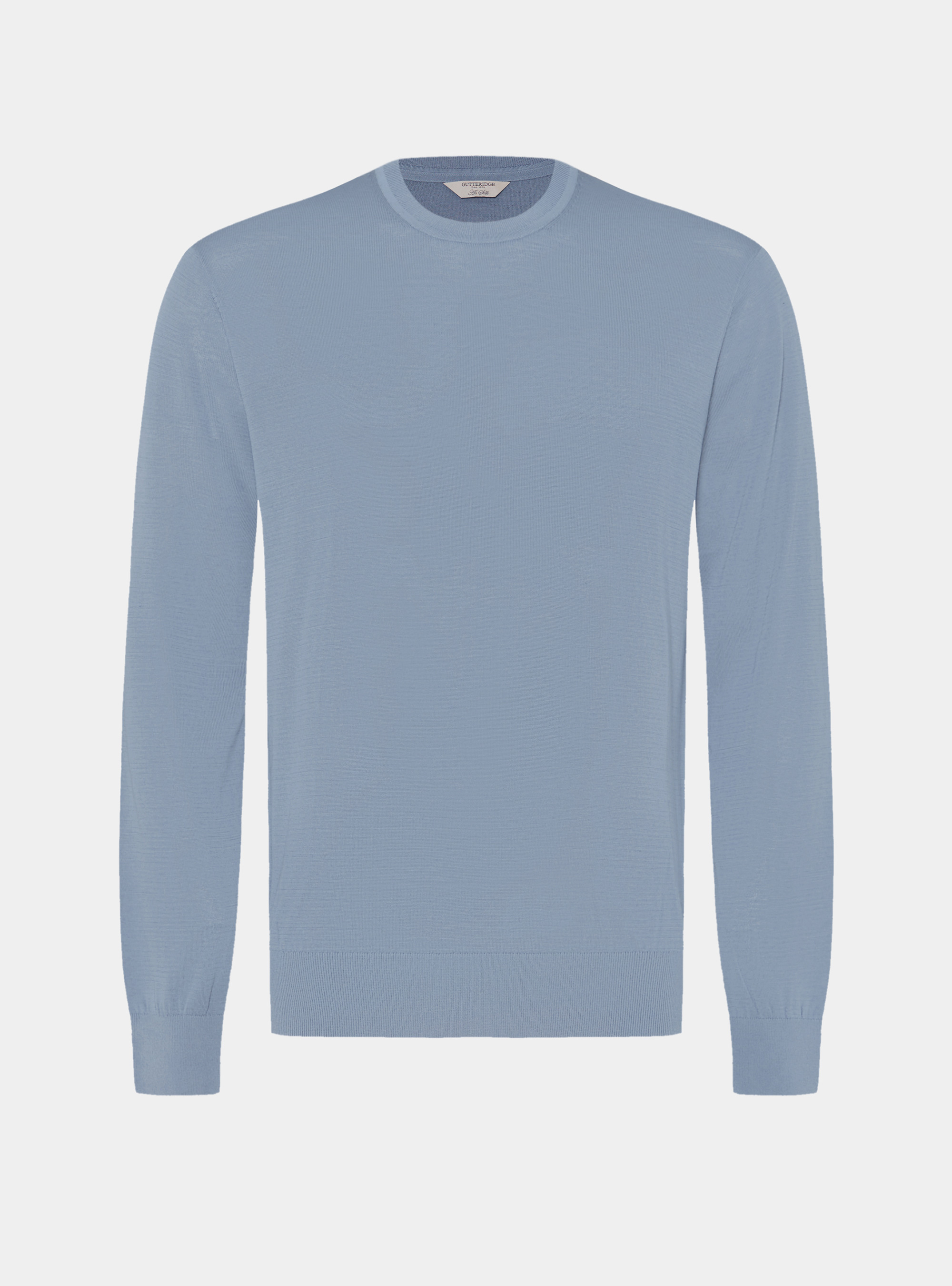 Cotton and silk crew neck sweater, AVIO 0292C