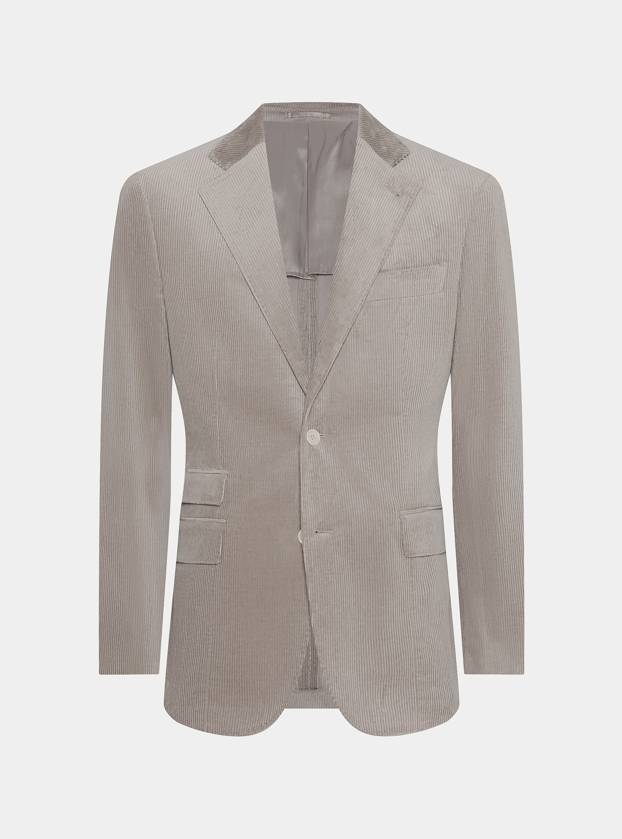 Giacca in velluto a coste di Duca Visconti di Modrone, GRIGIO CHIARO 0256C