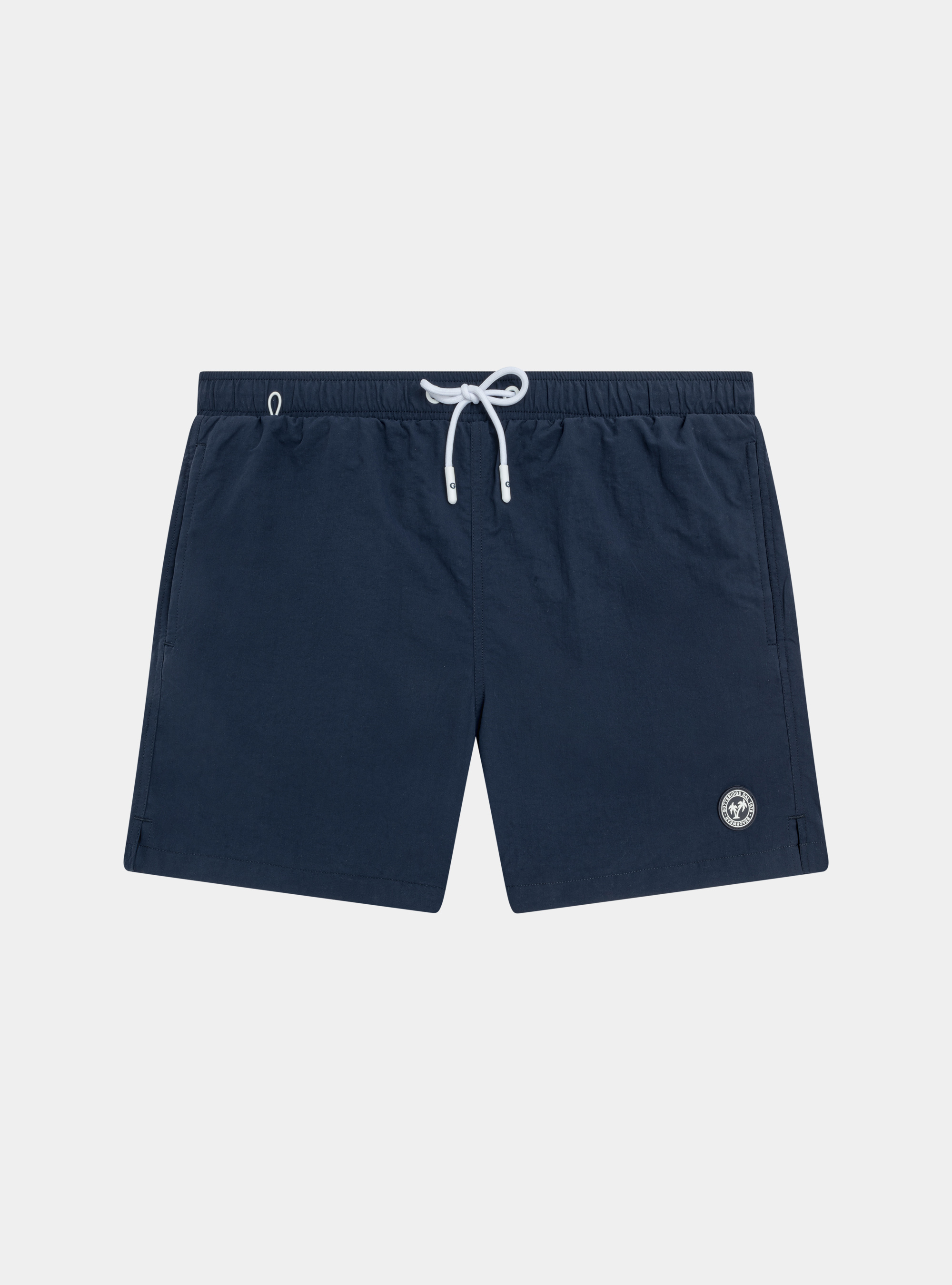 Bañador de color liso, AZUL MEDIO