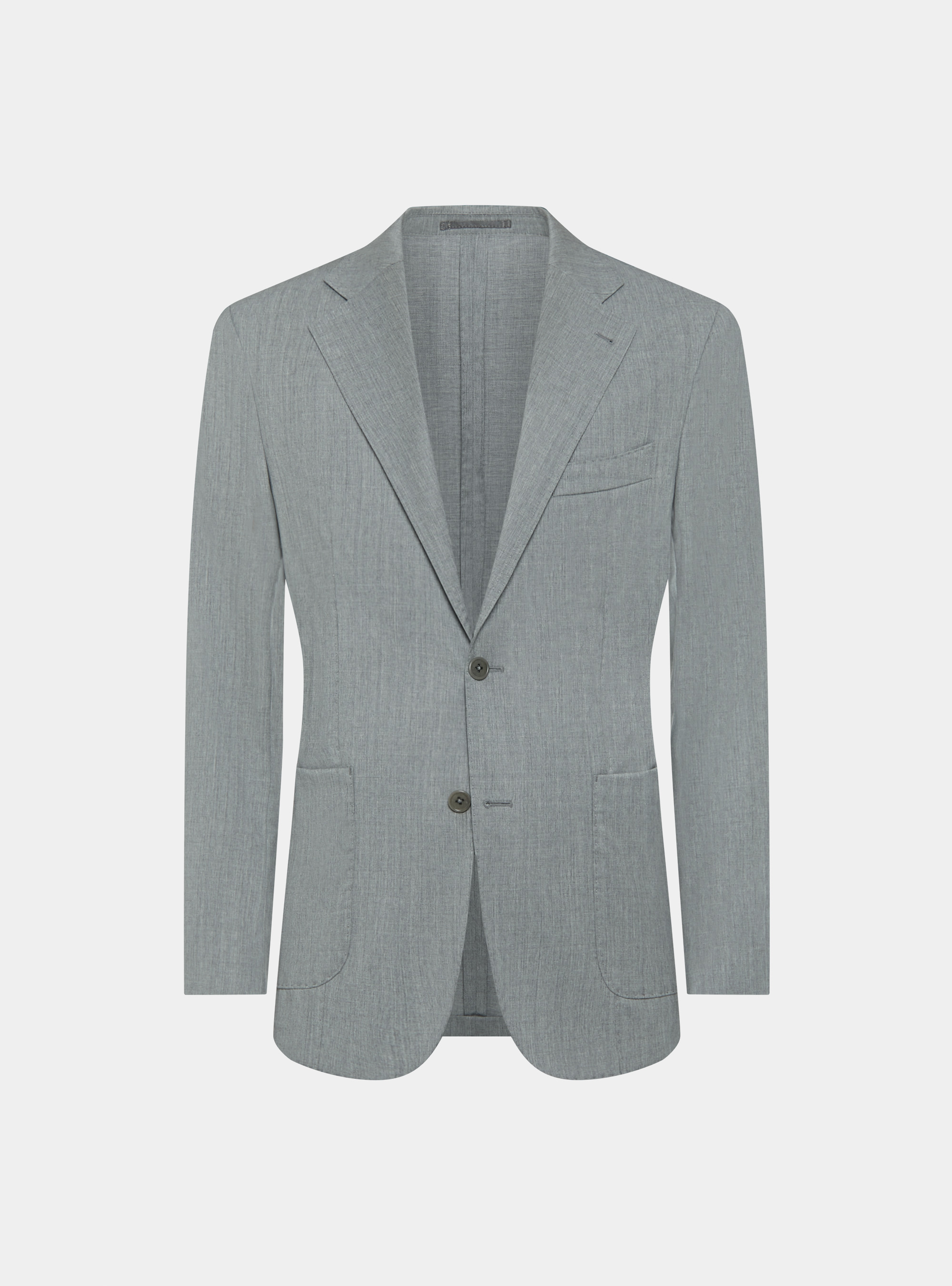 Giacca in pura lana superfine 110's, GRIGIO CHIARO MELANGE