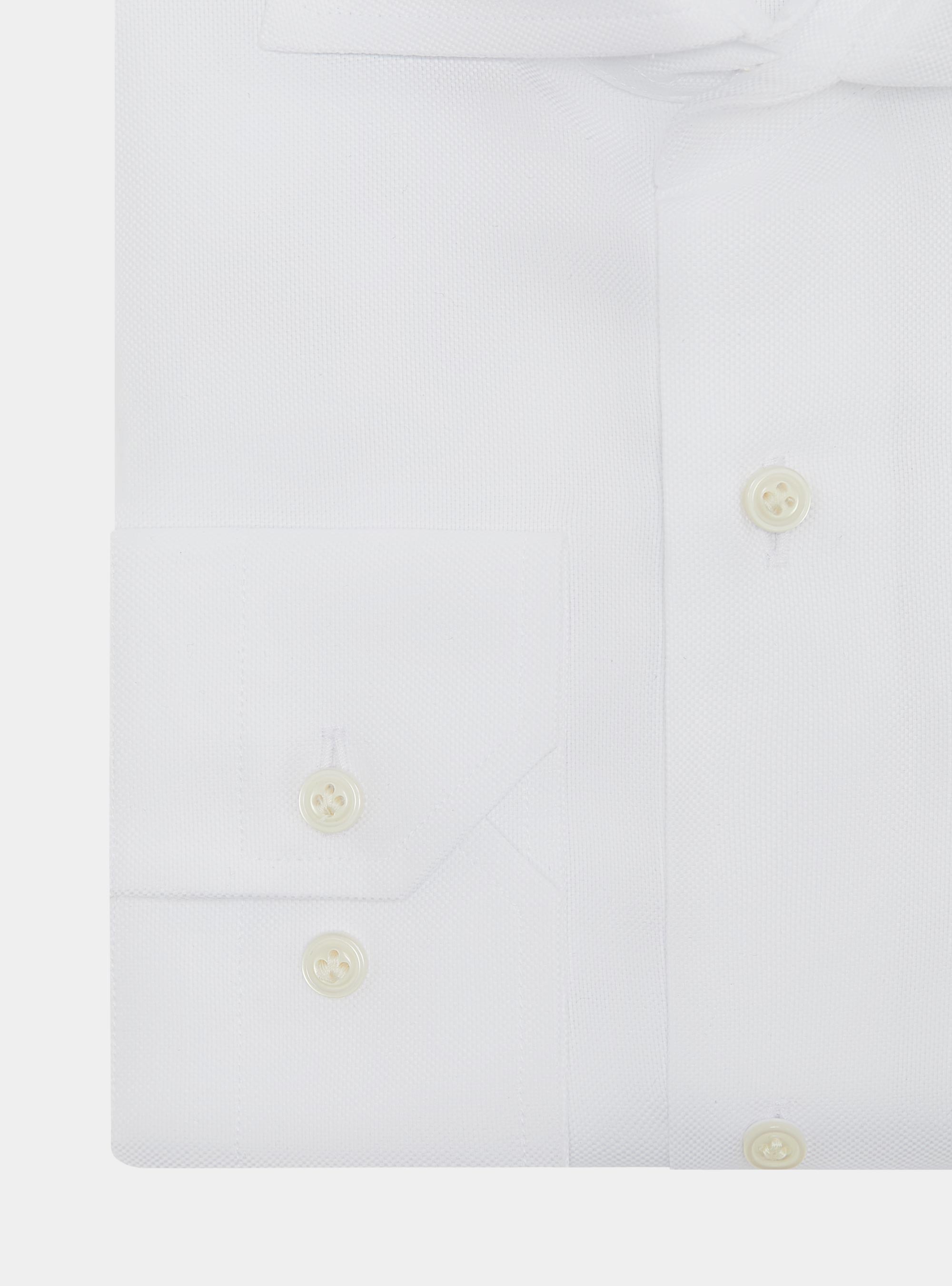 Cotton oxford shirt, WHITE